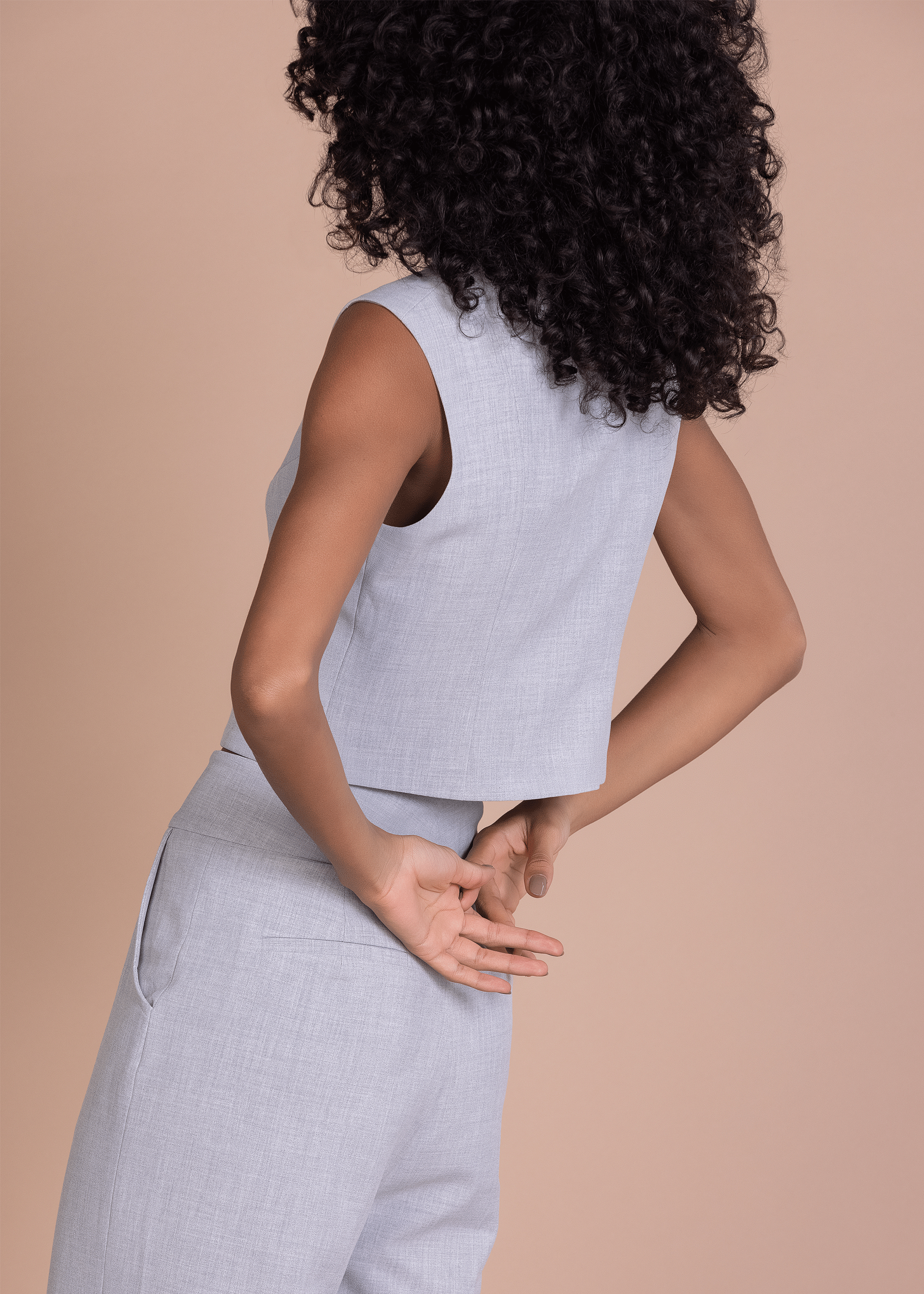 ELLEN CROPPED VEST (B2B)