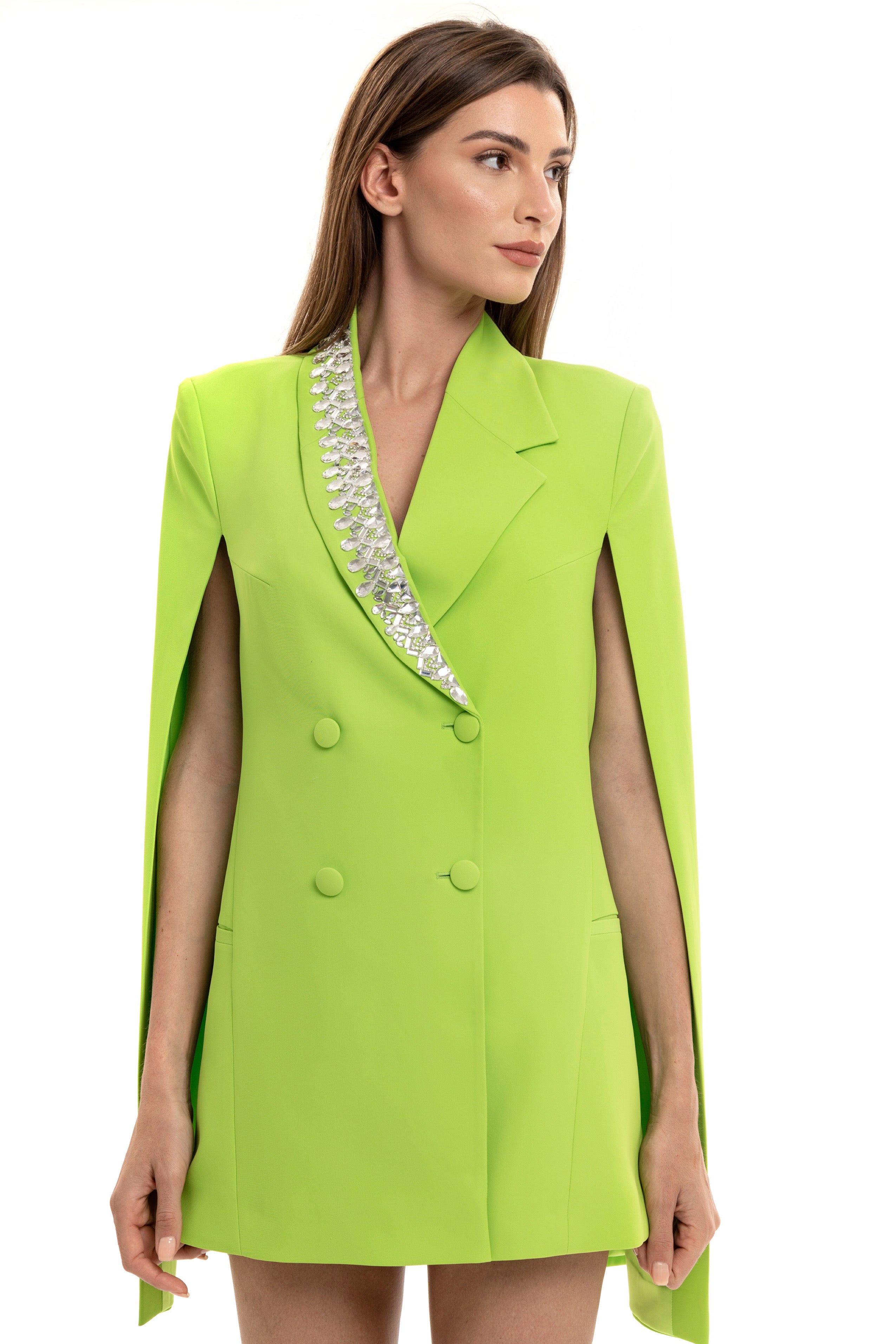 Lili Blanc's Iconic Crystal Cape