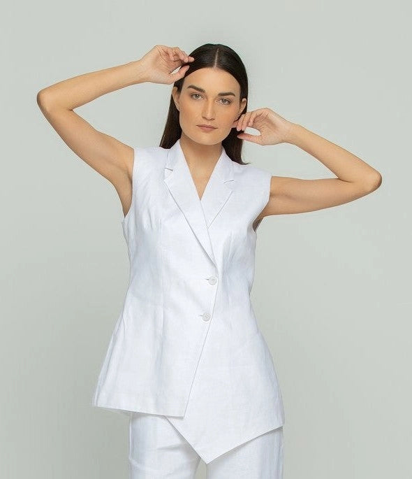 THE LILI LINEN VEST (B2B)