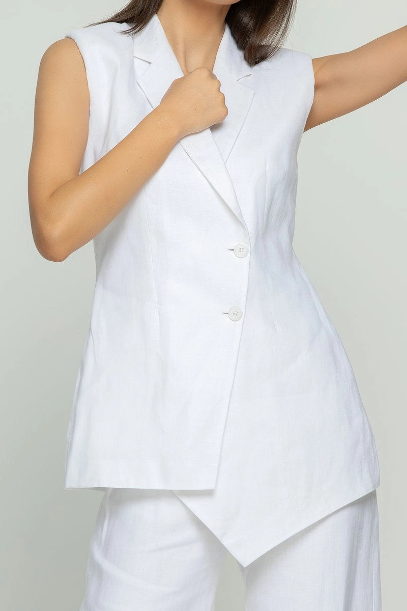THE LILI LINEN VEST (B2B)