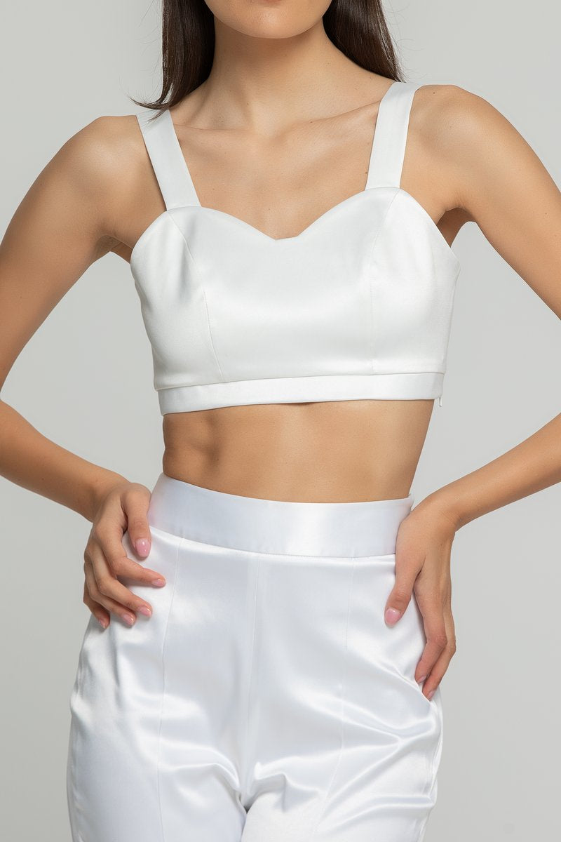 Lilly White Linen Bralette – NIXII Clothing