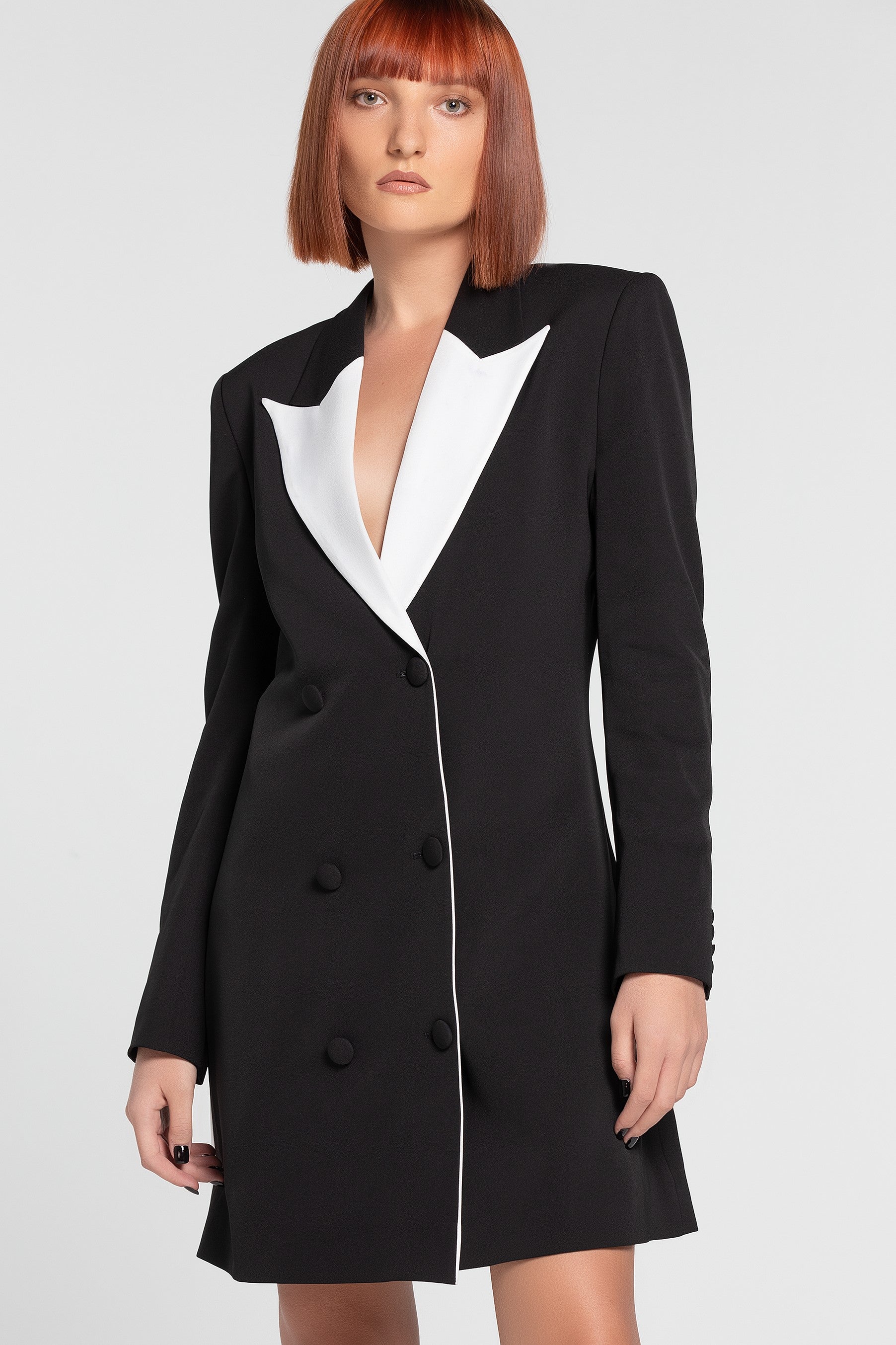 LILI OVERLAP BLAZER DRESS (B2B)