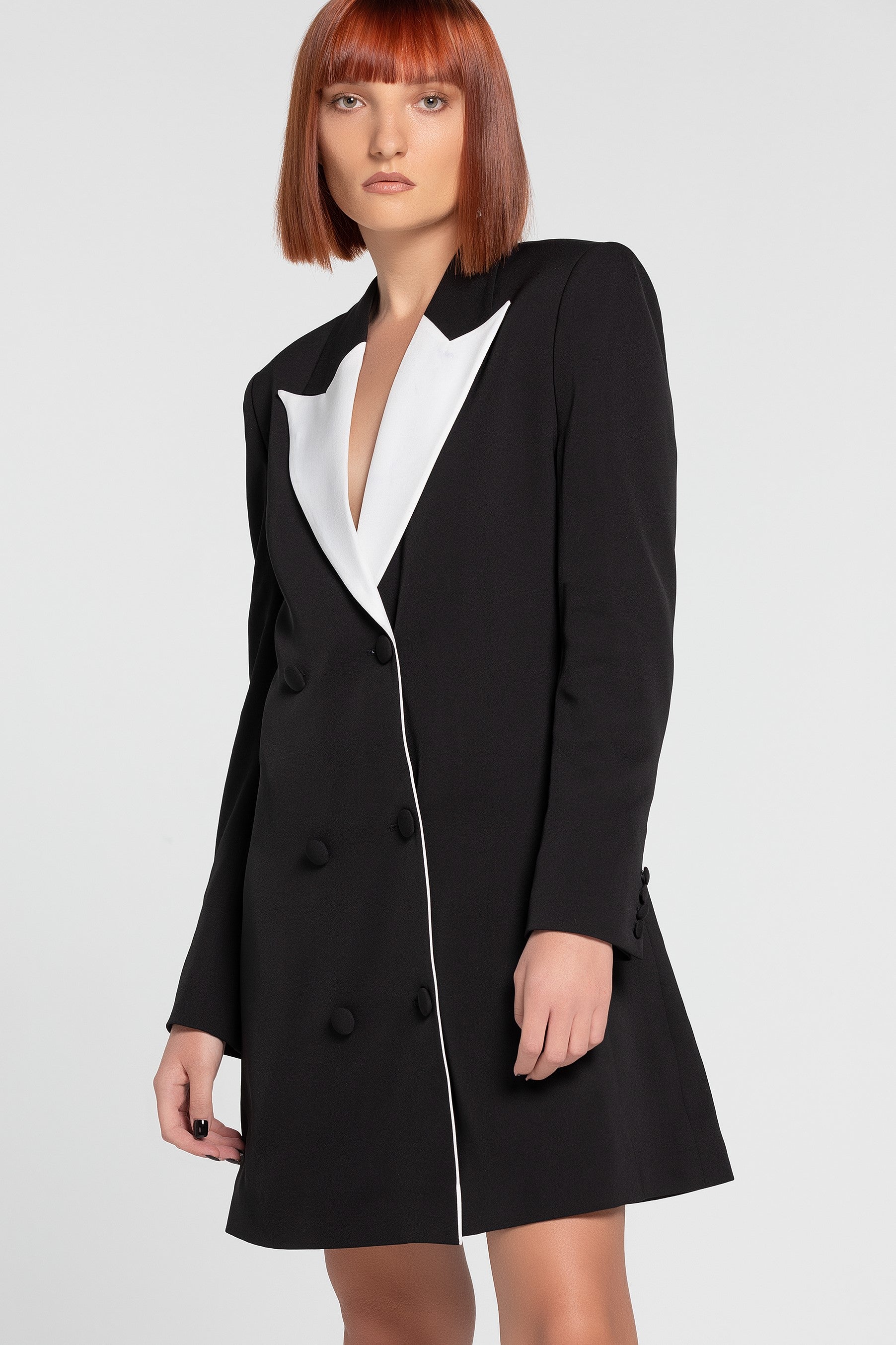 LILI OVERLAP BLAZER DRESS (B2B)