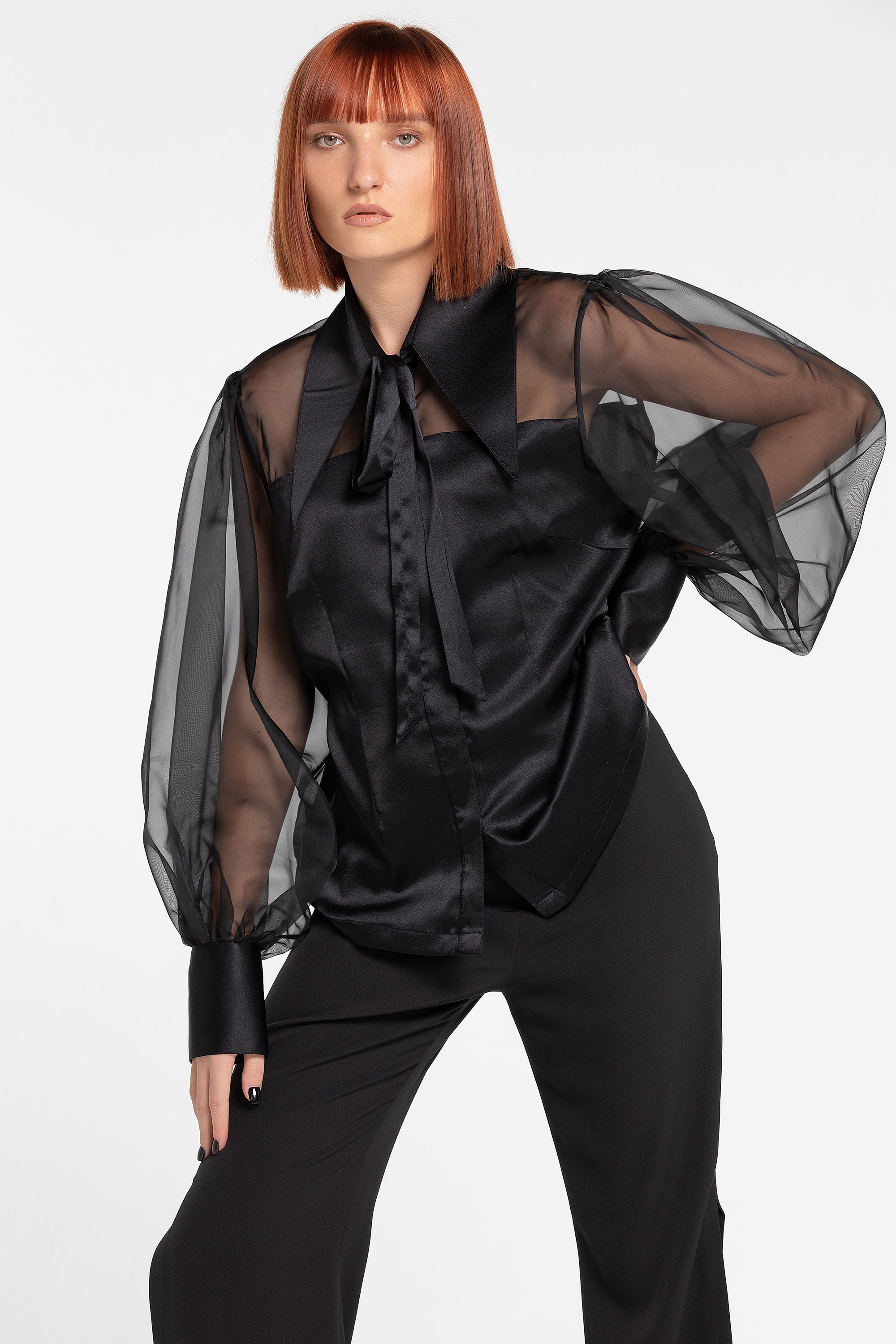 SILK ICONIC COLLAR SHIRT (B2B)
