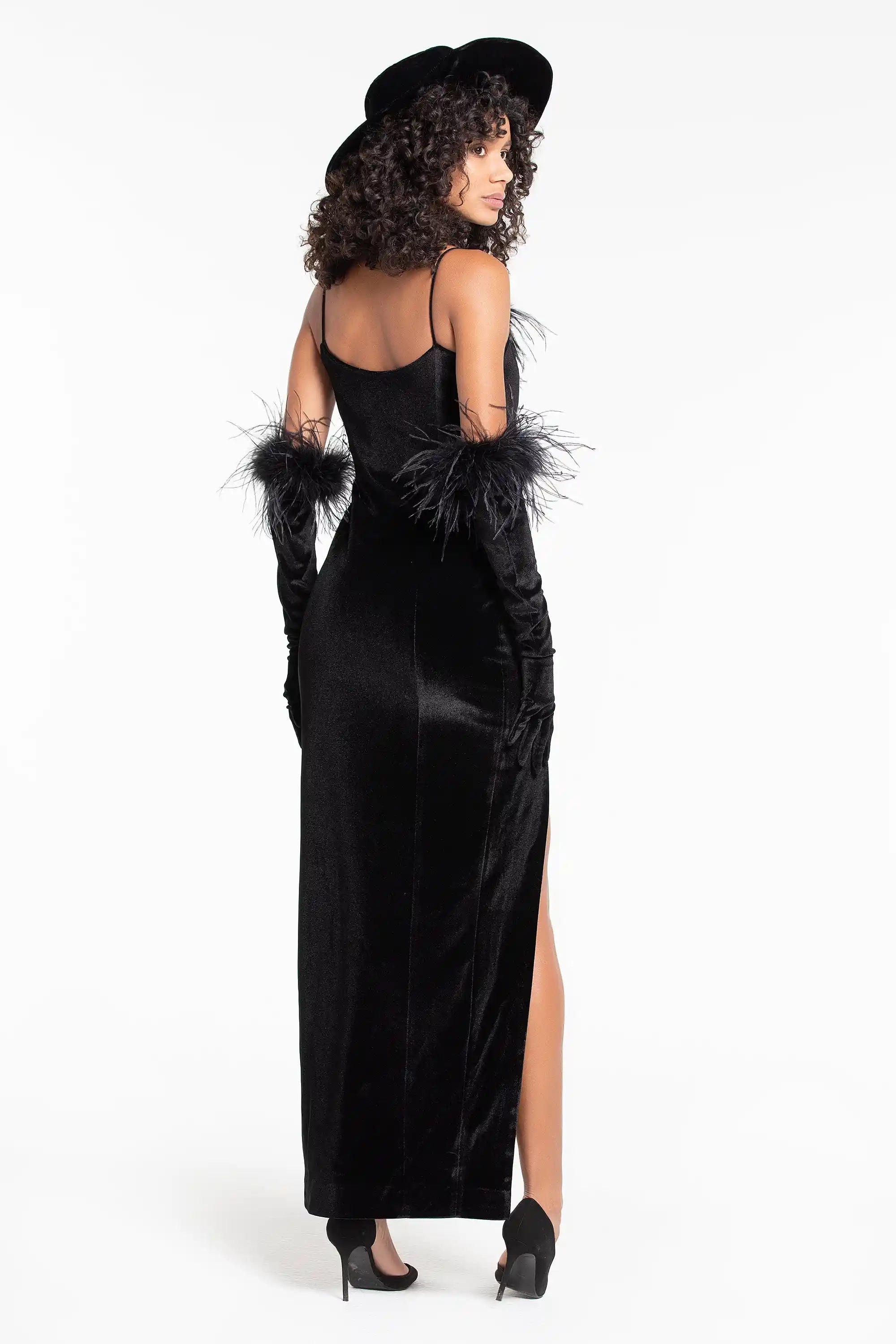 THE VELVET LONG DRESS (B2B)