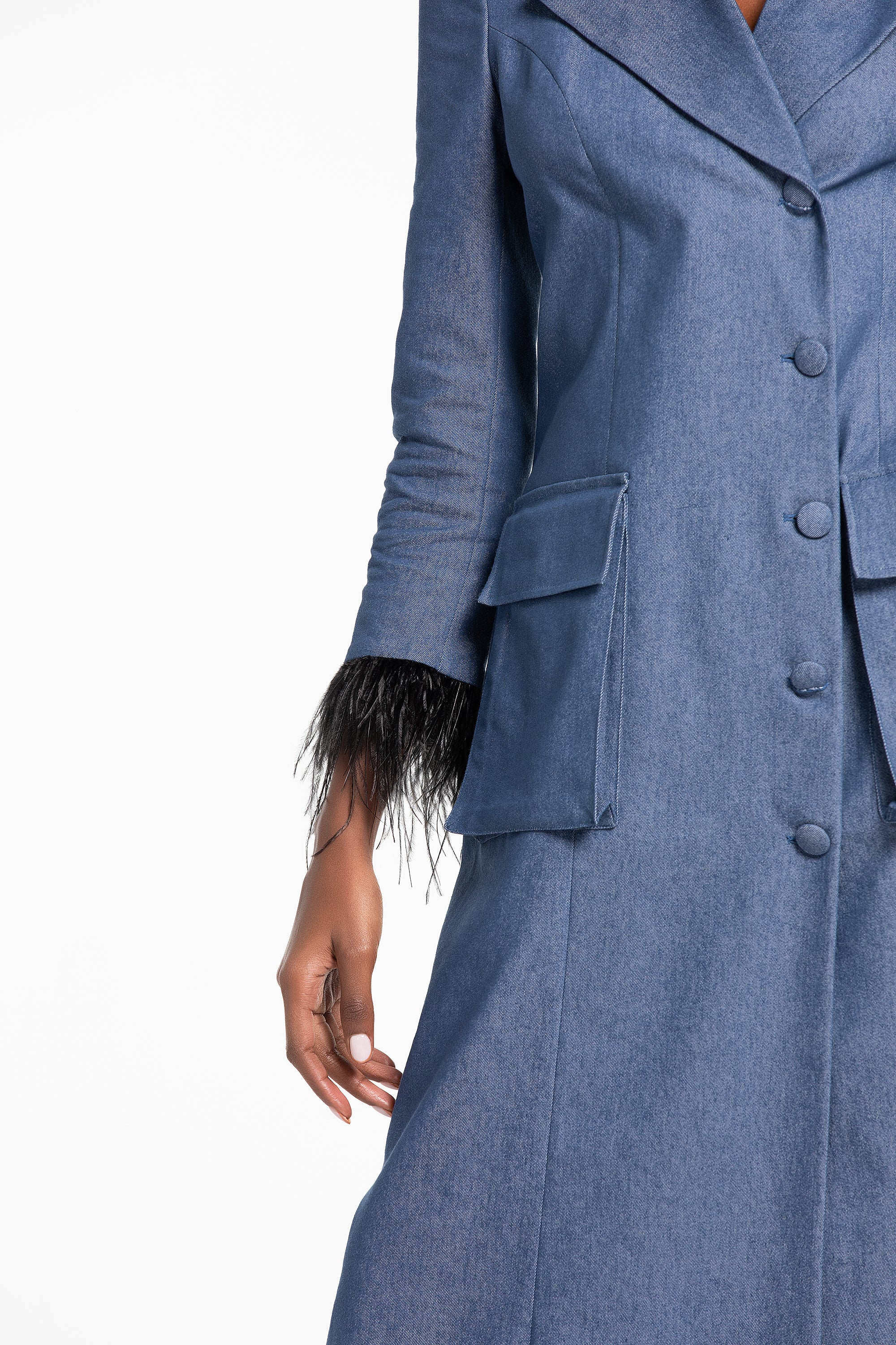 THE CLASSIC DENIM TRENCH COAT (B2B)