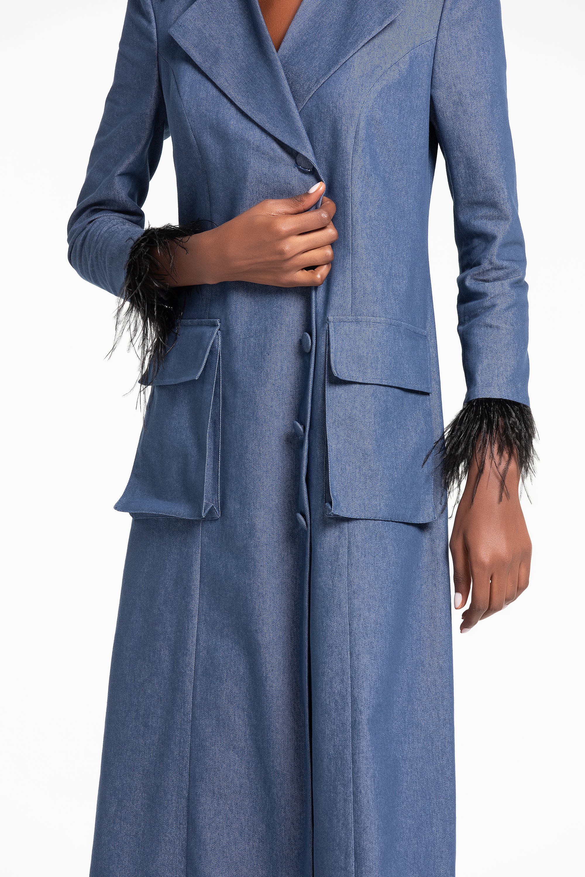 THE CLASSIC DENIM TRENCH COAT (B2B)