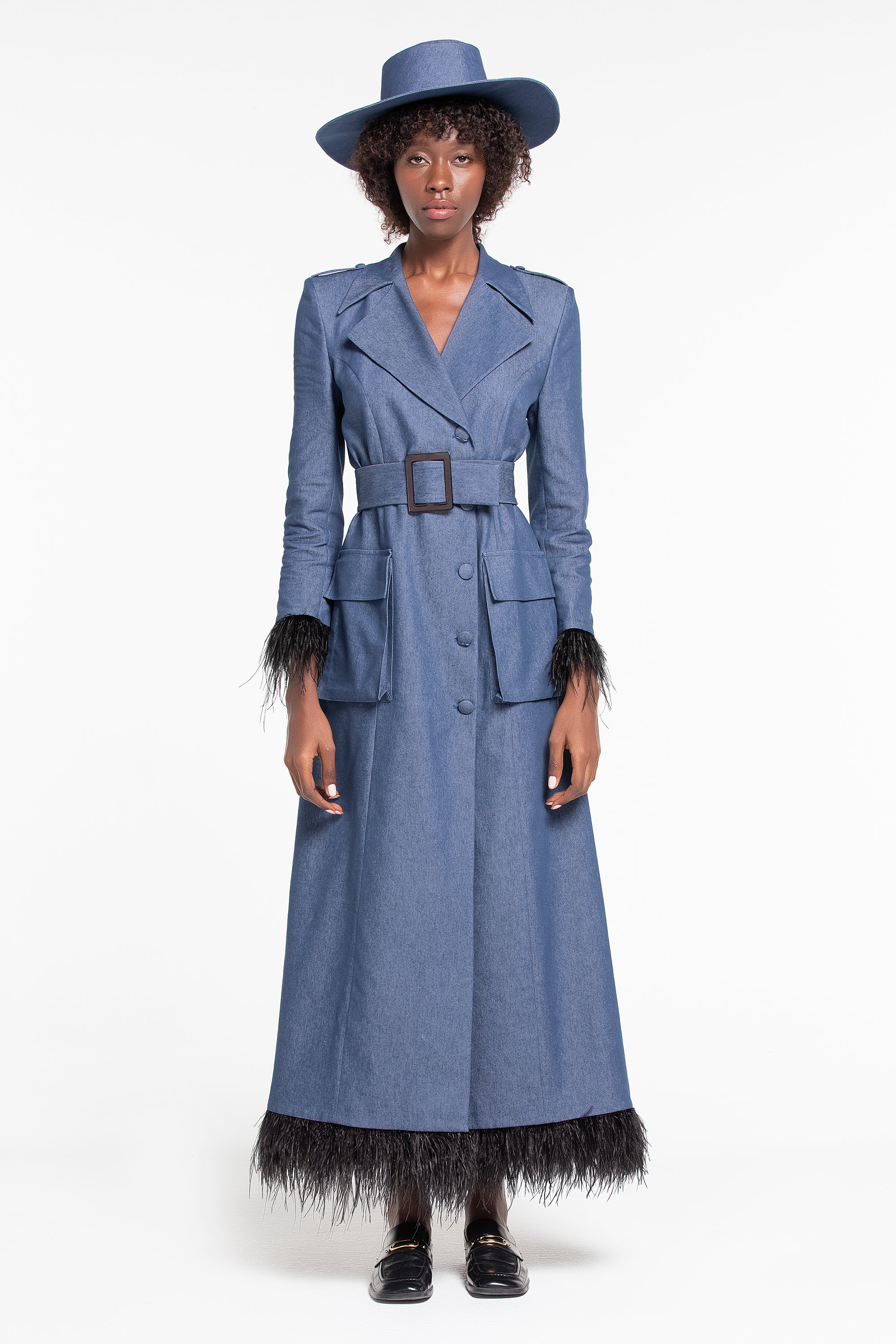 THE CLASSIC DENIM TRENCH COAT (B2B)