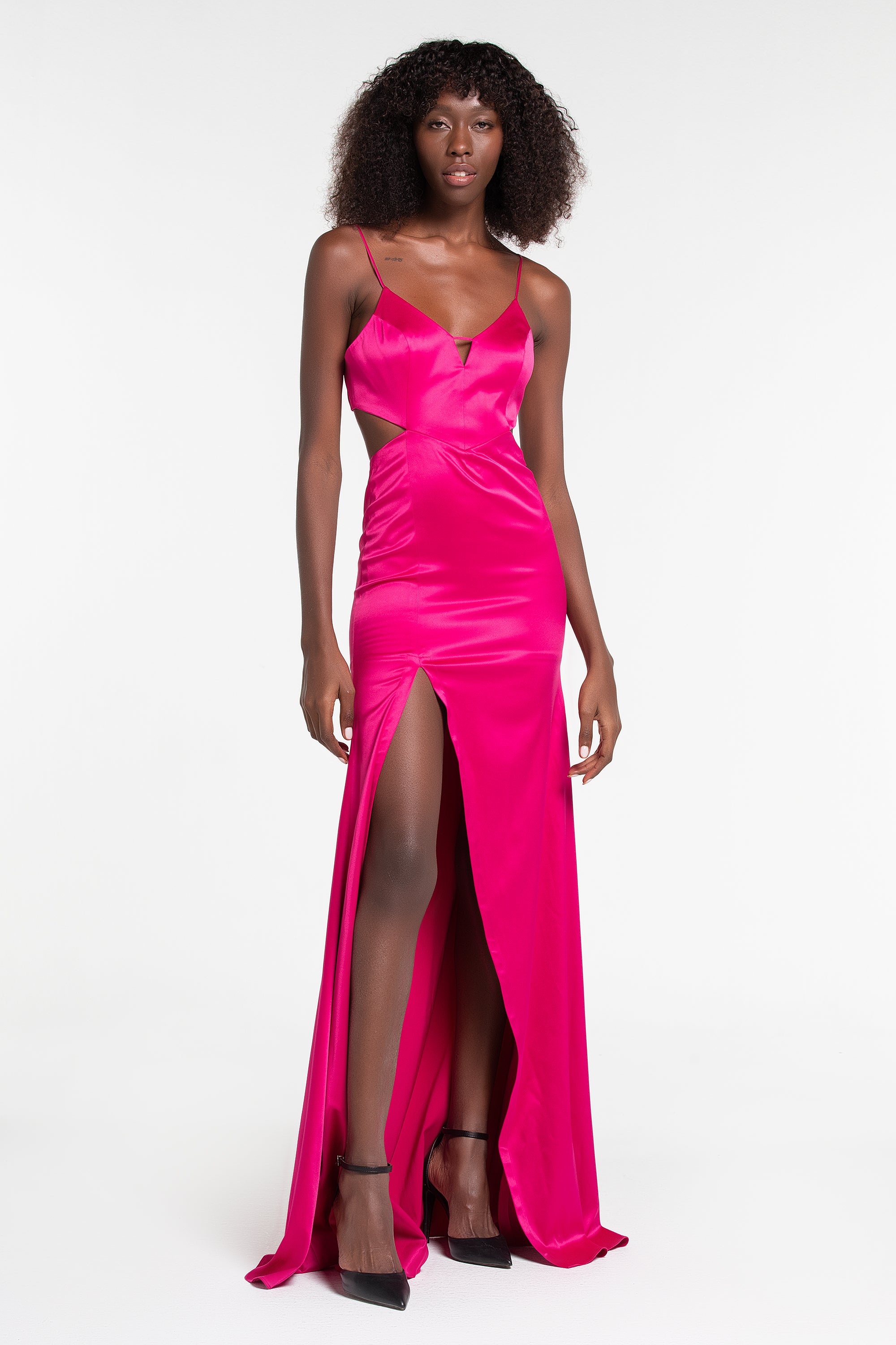 THE LILI CUTOUT LONG DRESS (B2B)