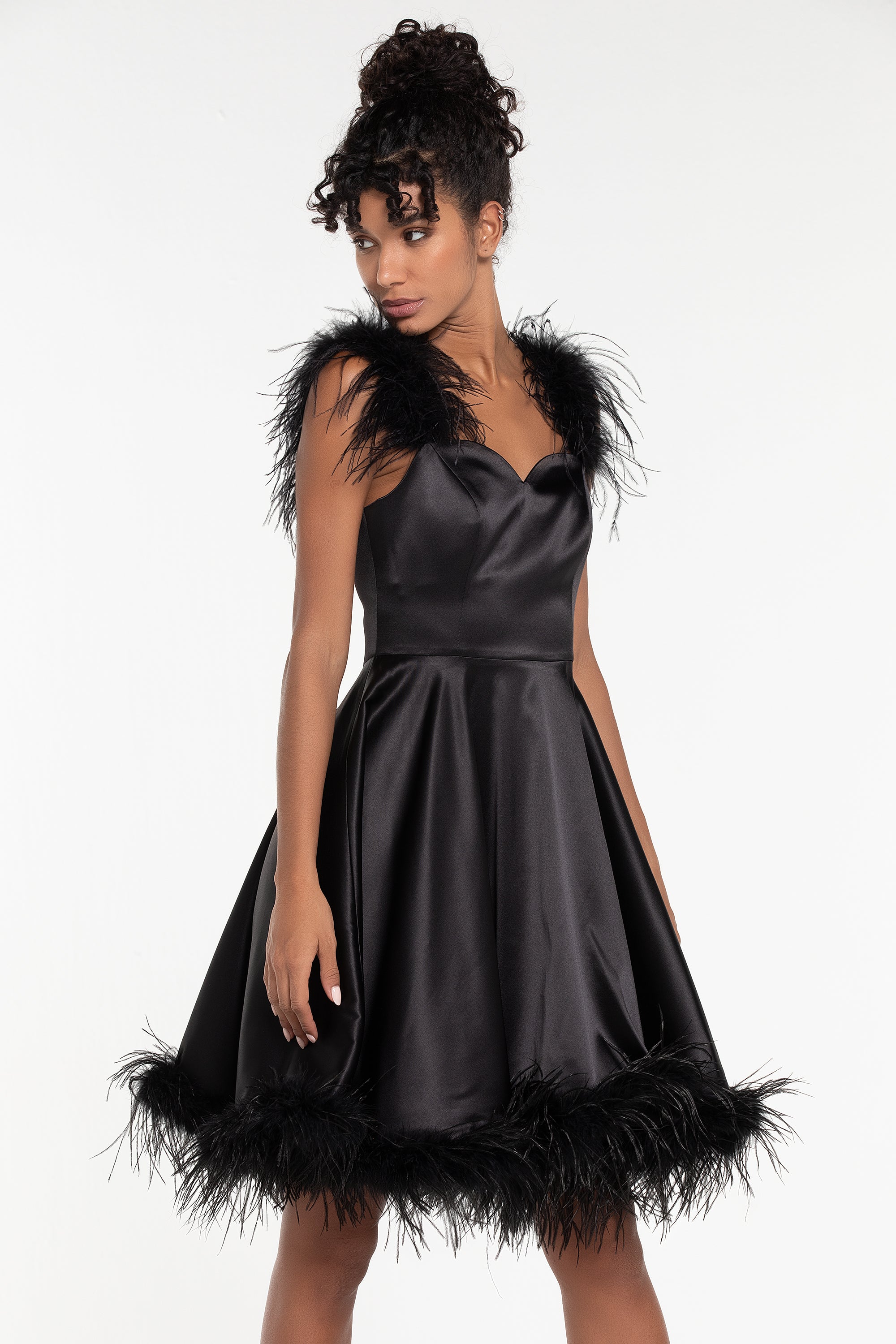 TAFFETA SHORT DRESS (B2B)