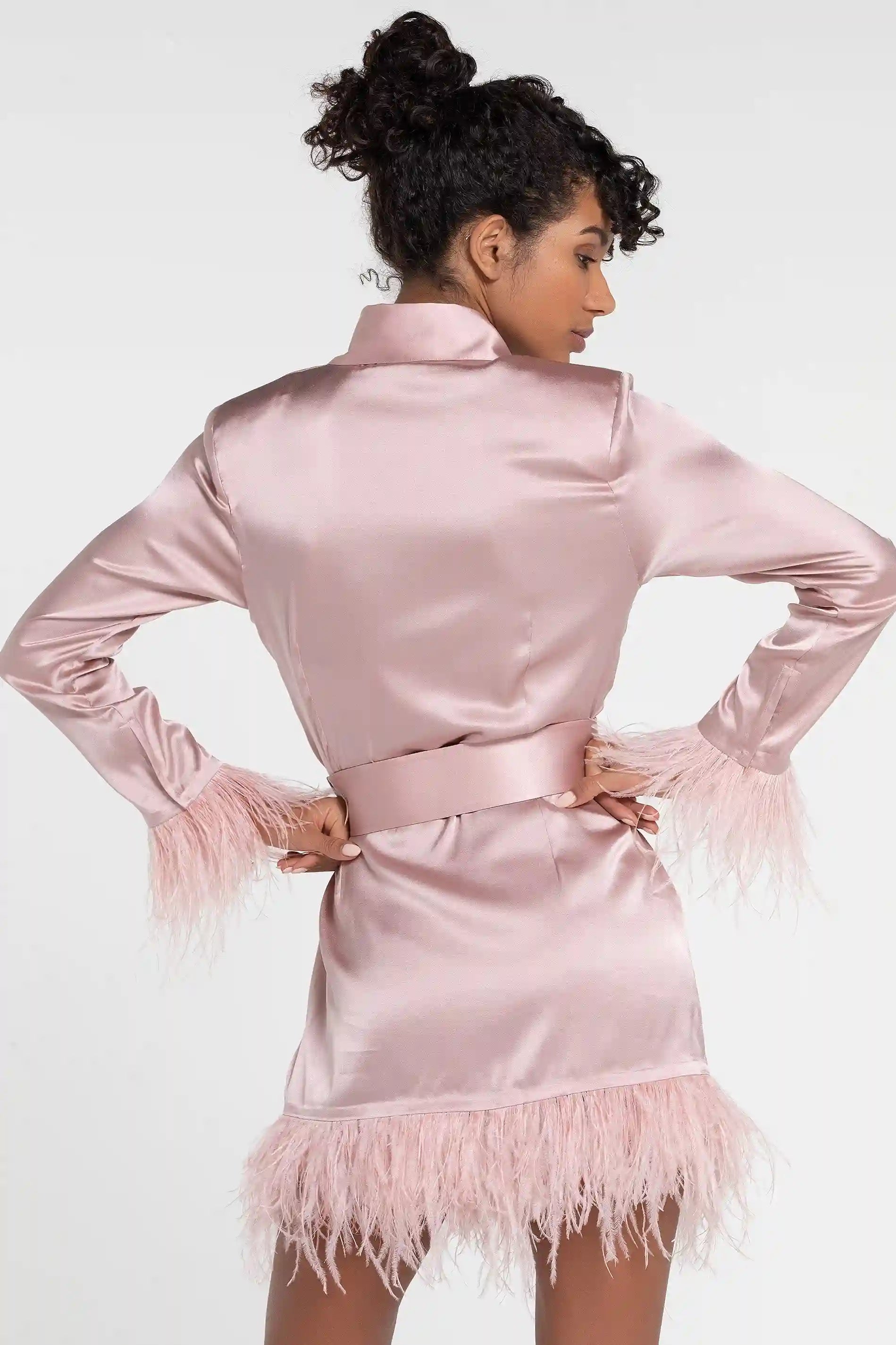 The Lili Satin Shirt Dress (B2B)