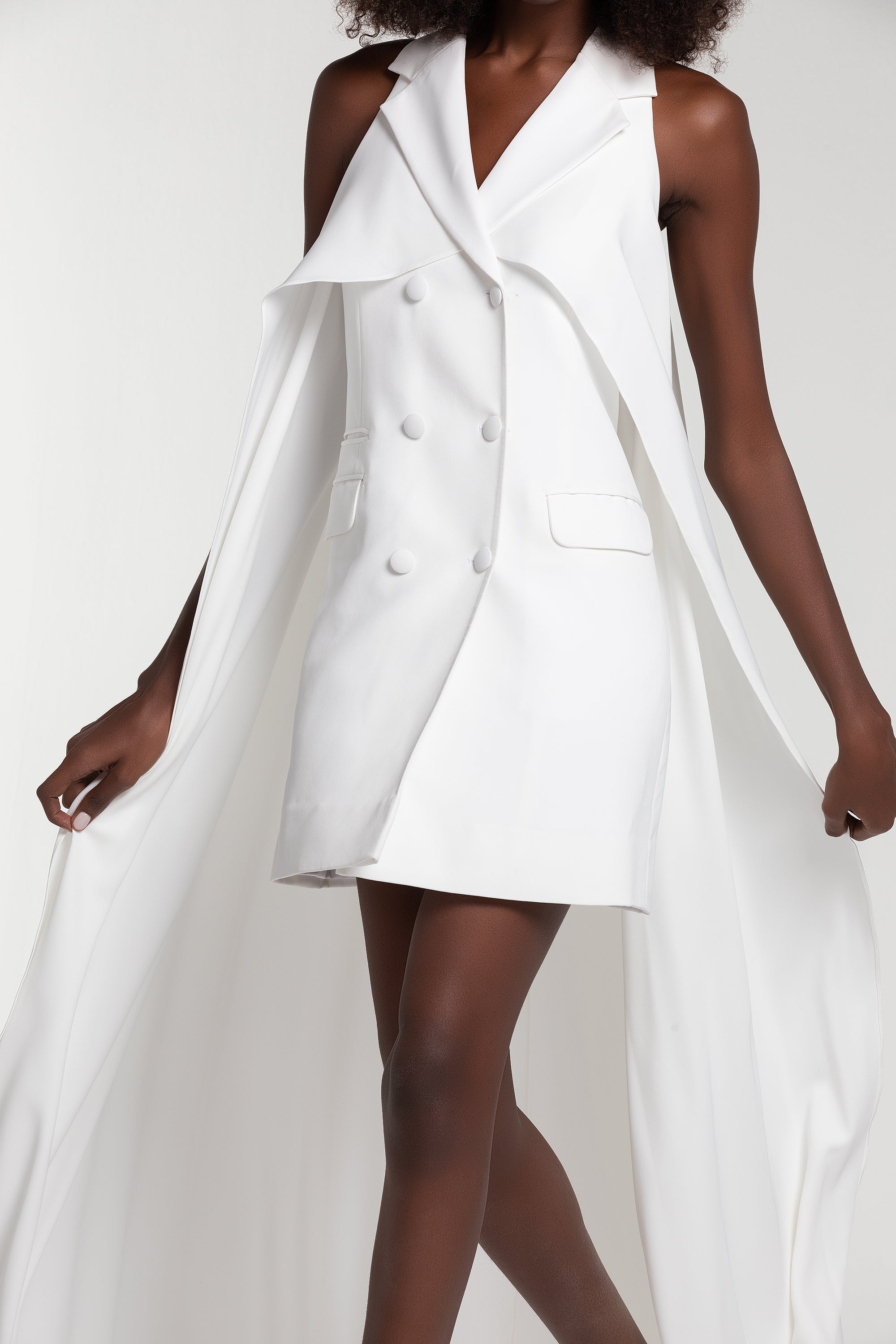 THE LILI CAPE VEST DRESS (B2B)