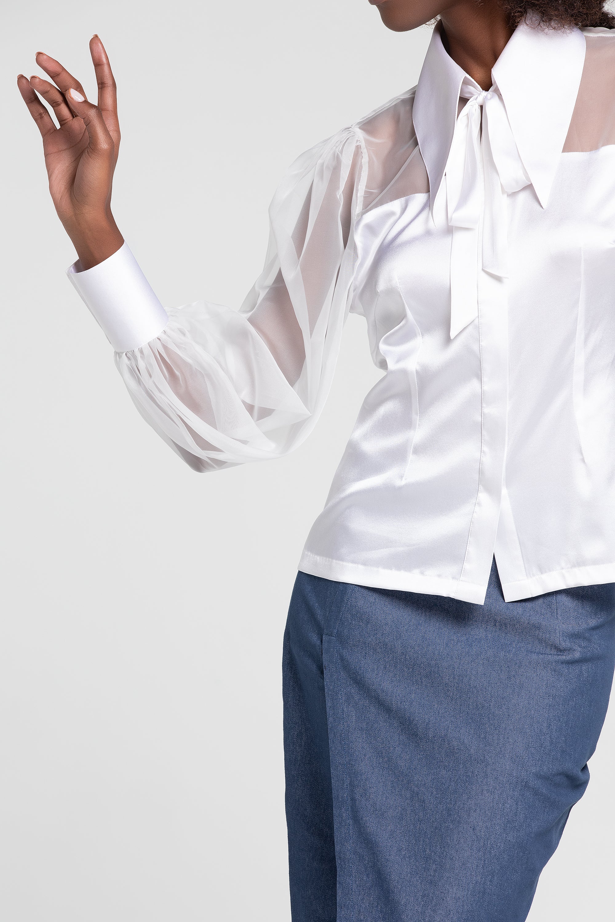 SILK ICONIC COLLAR SHIRT (B2B)
