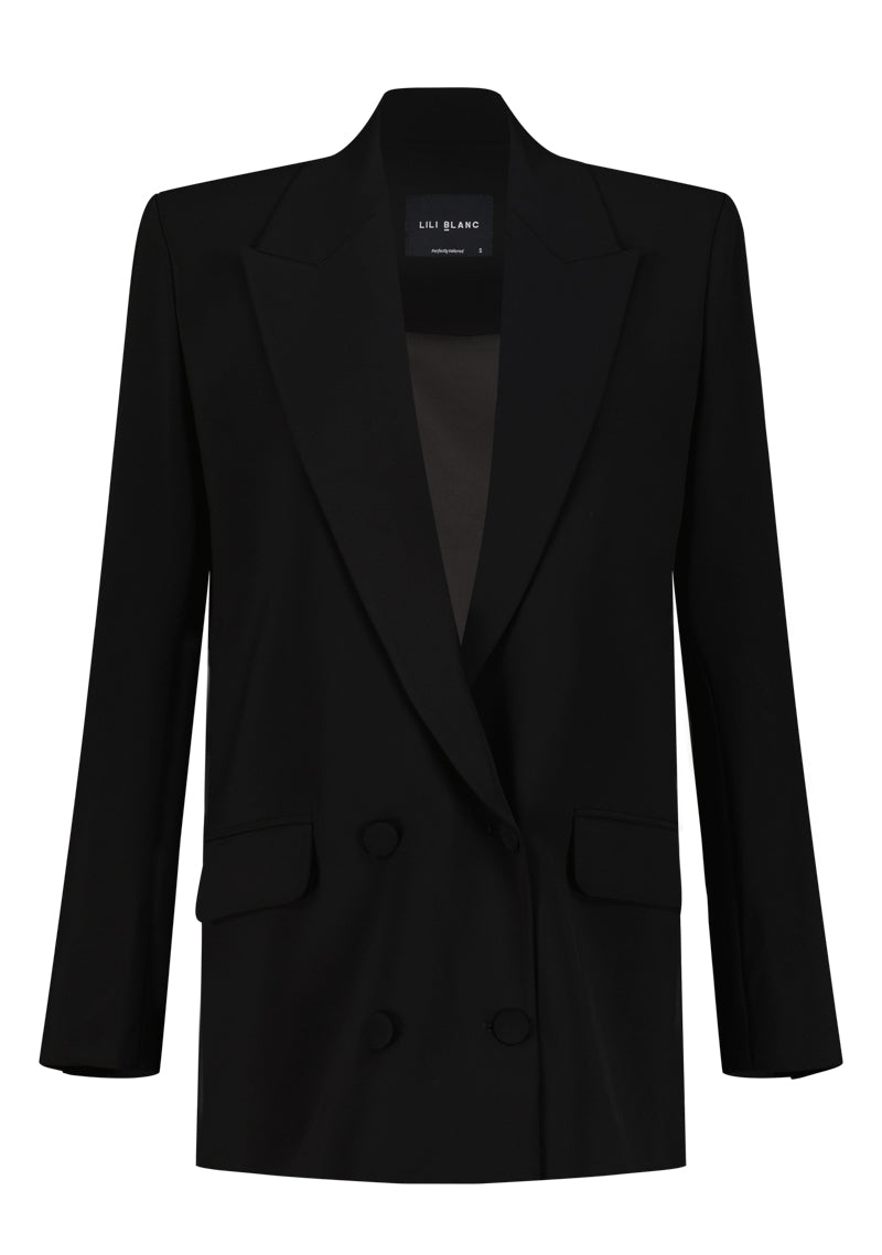 Blazer for Women at Liliblanc Luxury fashion for working women online in Dubai, Abu Dhabi, UAE (black blazer, blazer jacket, Blazer Dress, Belted Blazer, Office Blazer, workwear)