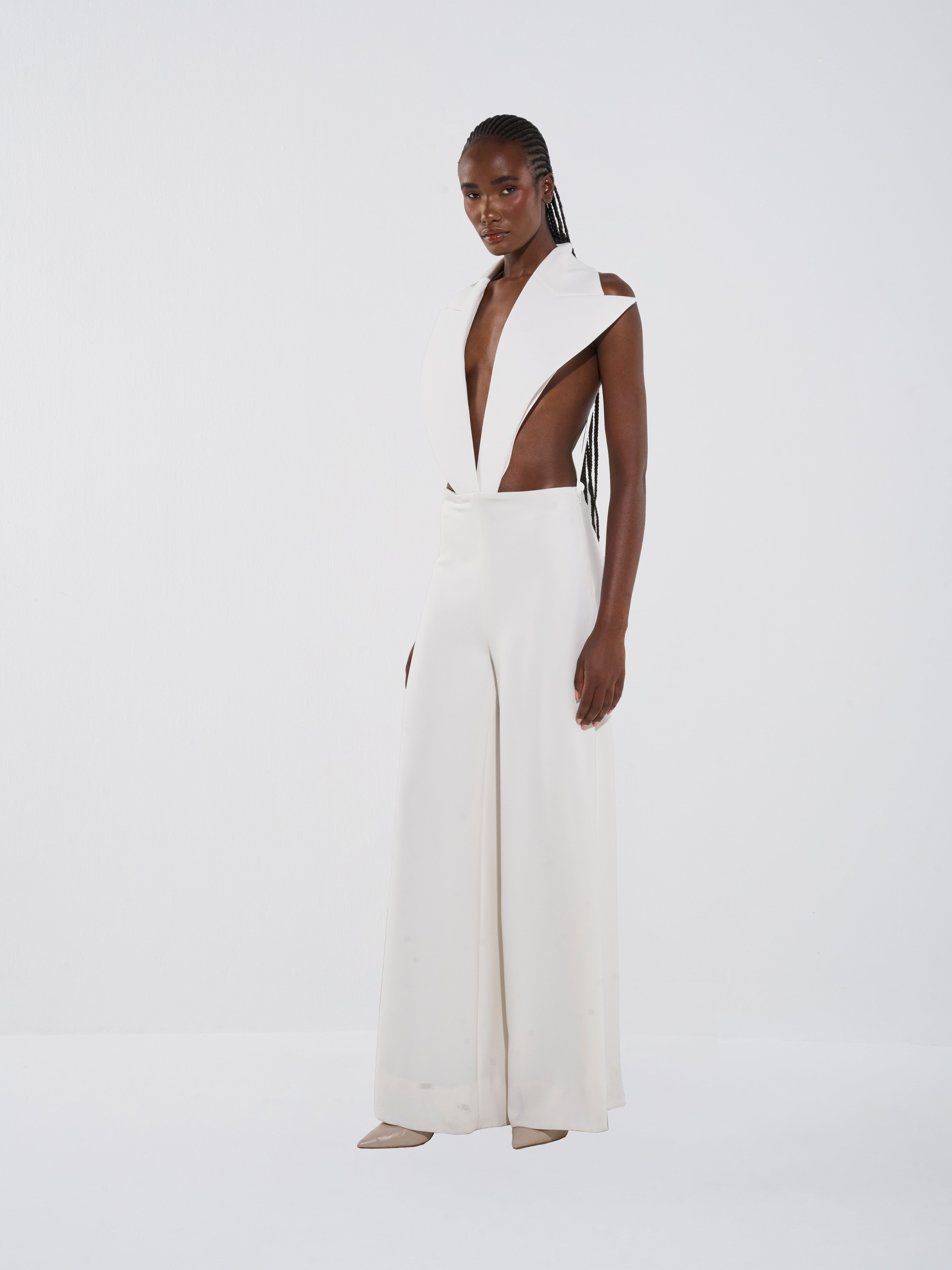 Stylish Tailored cut-out Jumpsuit