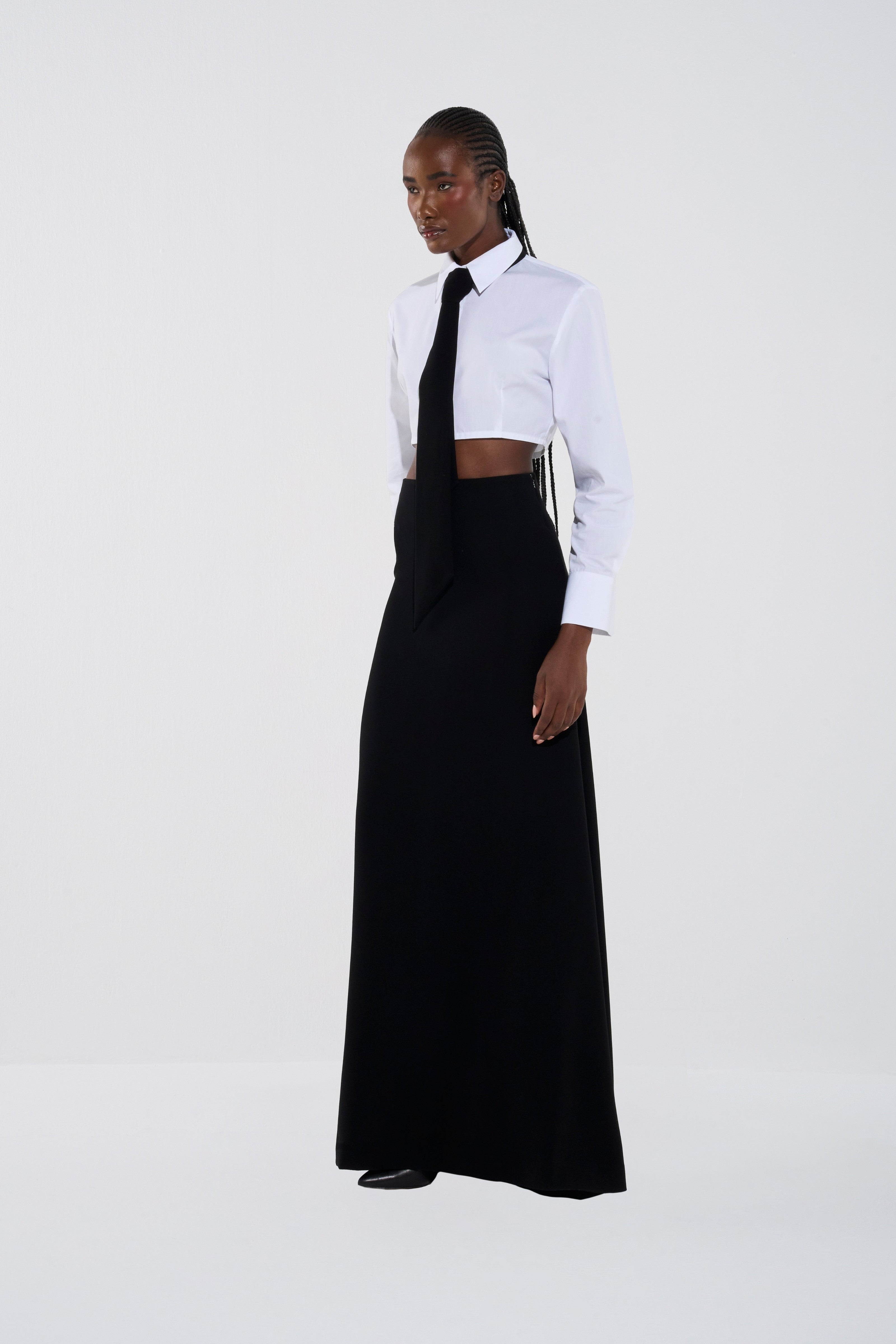 Elegant High-Waisted Maxi Skirt