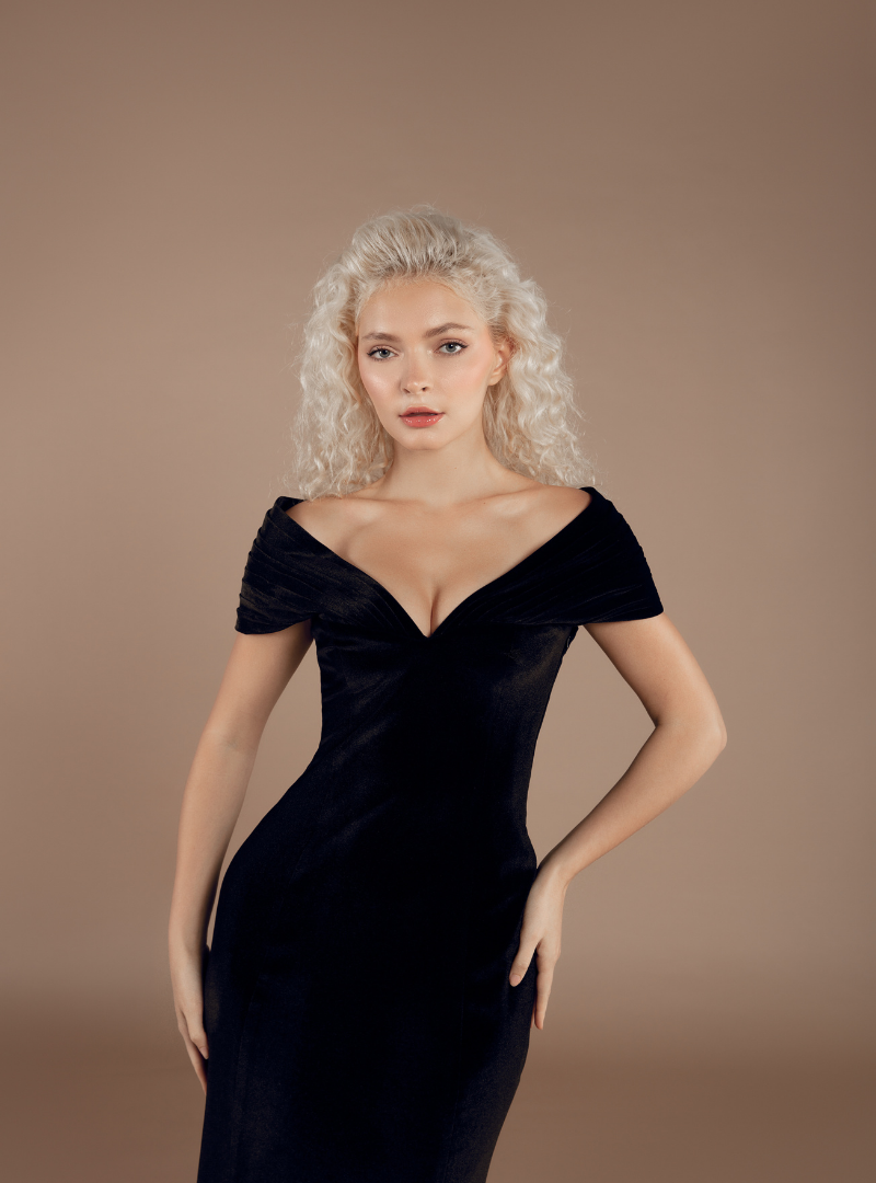 The Velvet Elegance gown