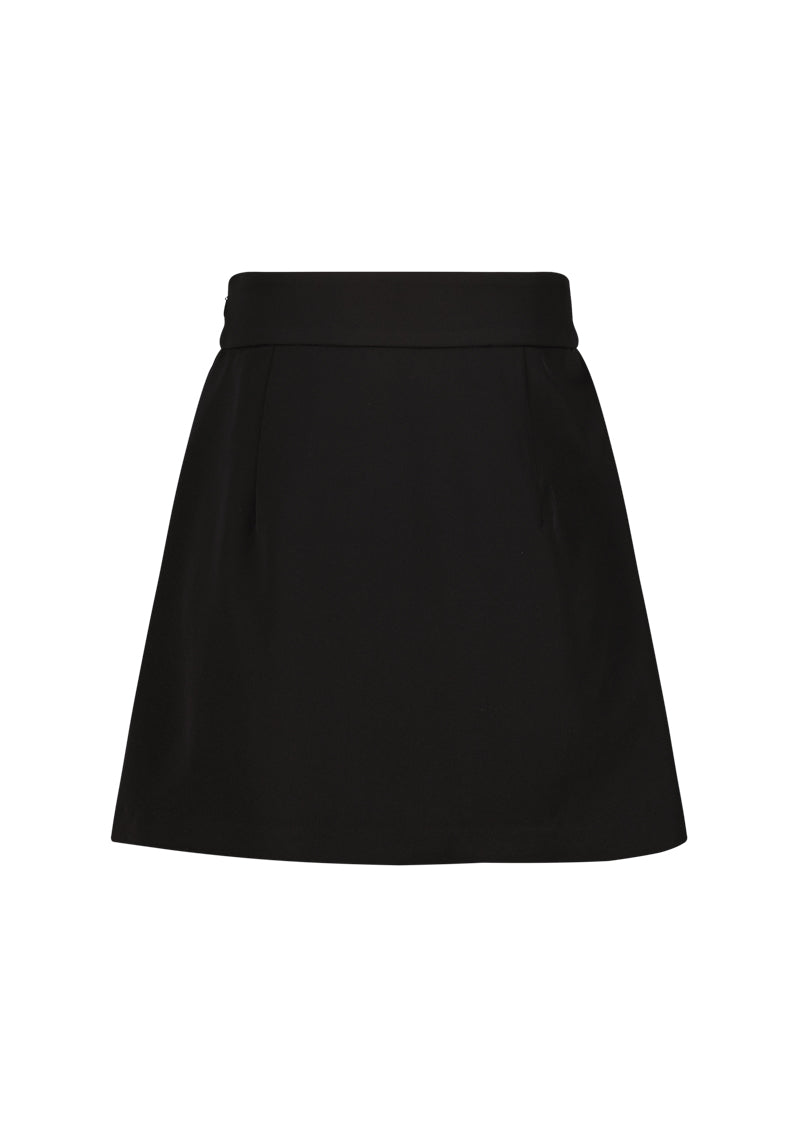 Edgy Mini Skirt Suit