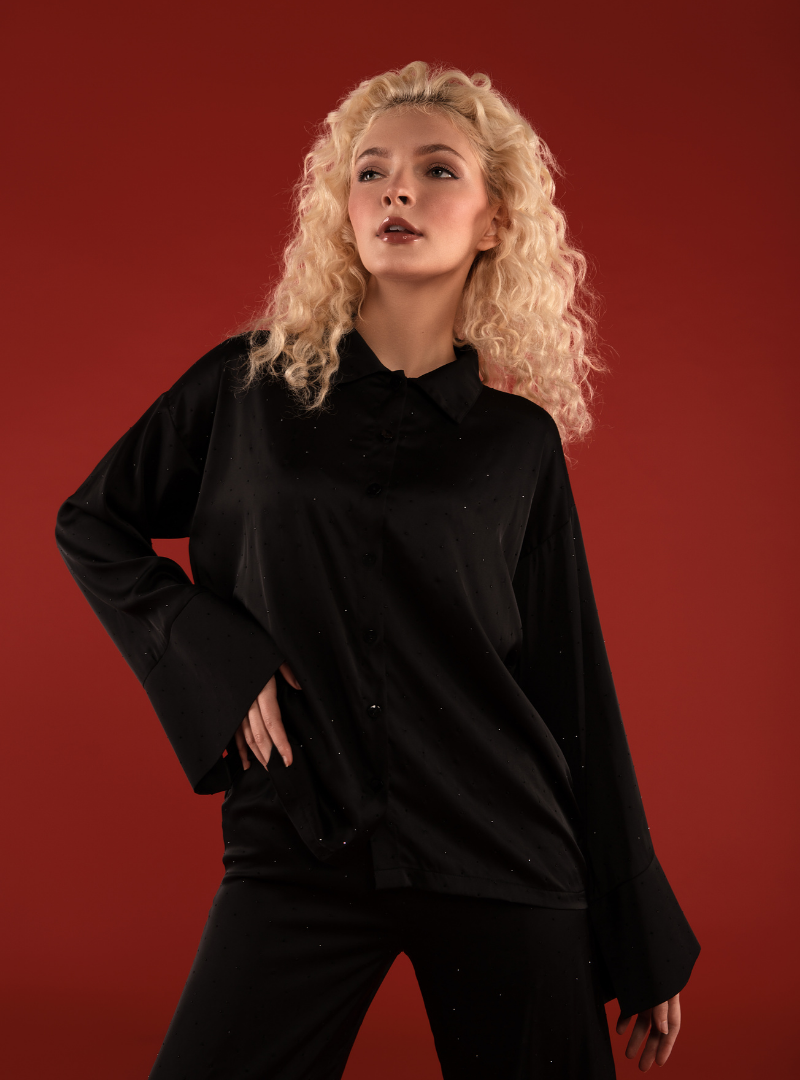 Crystal Satin Smart Casual Co-Ord