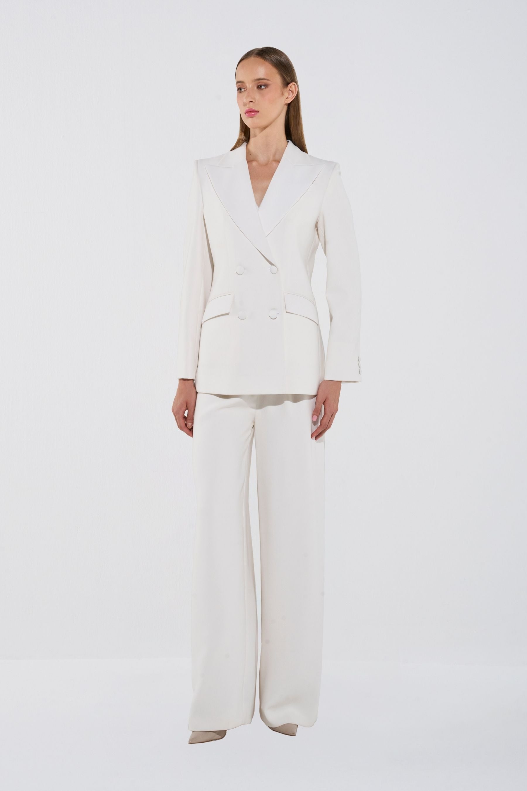 Timeless Double-Breasted Tailored Blazer