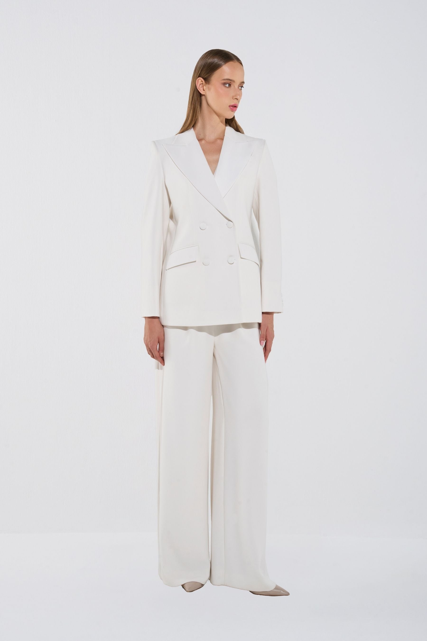 Effortless High-Waisted Wide-Leg Trousers