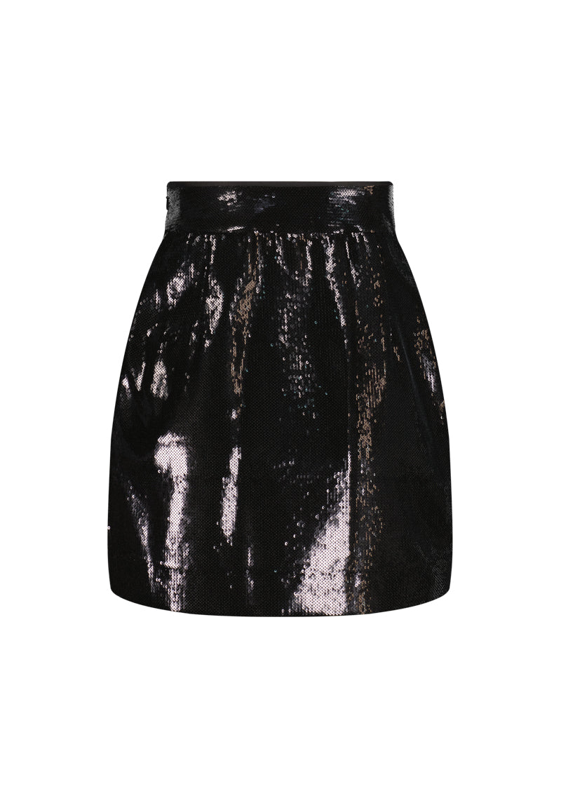 Oversized Blazer and Sequin Skirt Suit