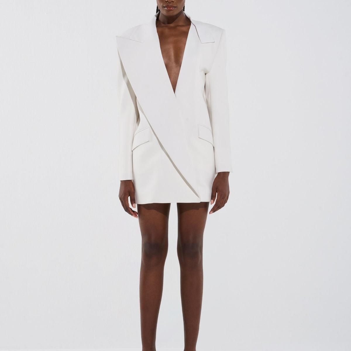 Buy Contemporary Straight-Cut Blazer-Inspired Dress Online UAE 