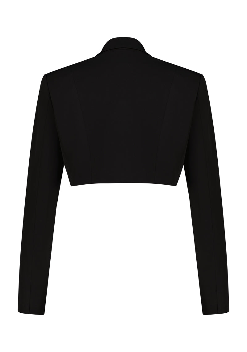 Edgy Mini Skirt Suit