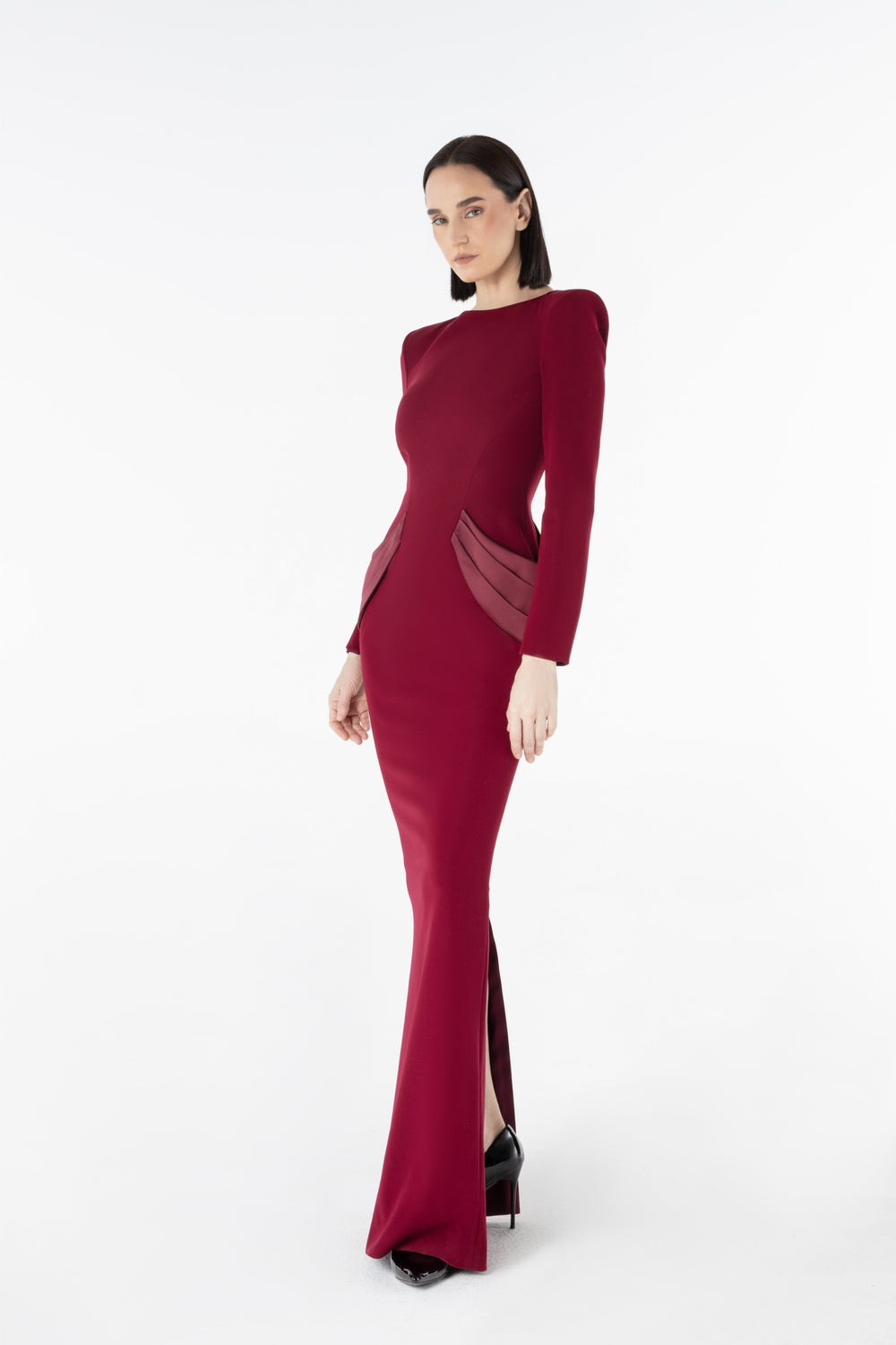 Fitted Floor-length Gown