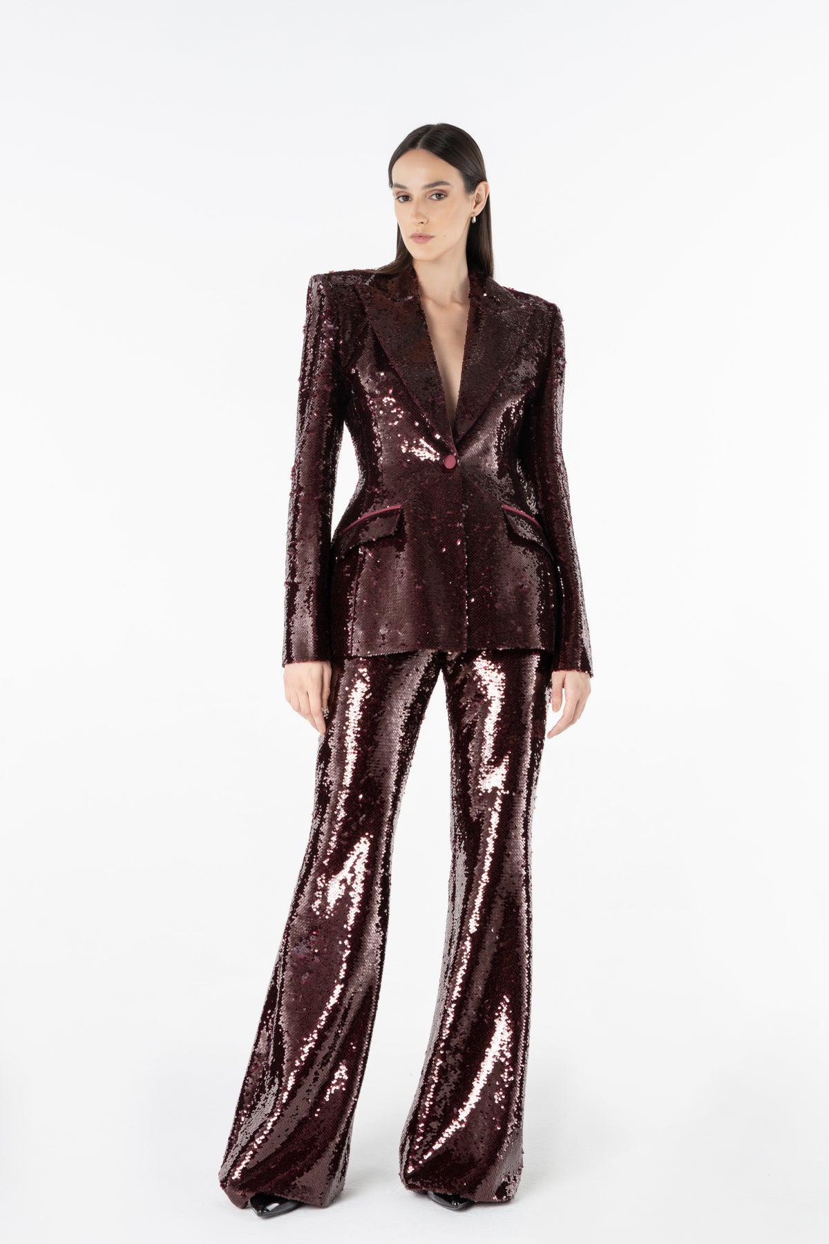 Sequin Blazer Set