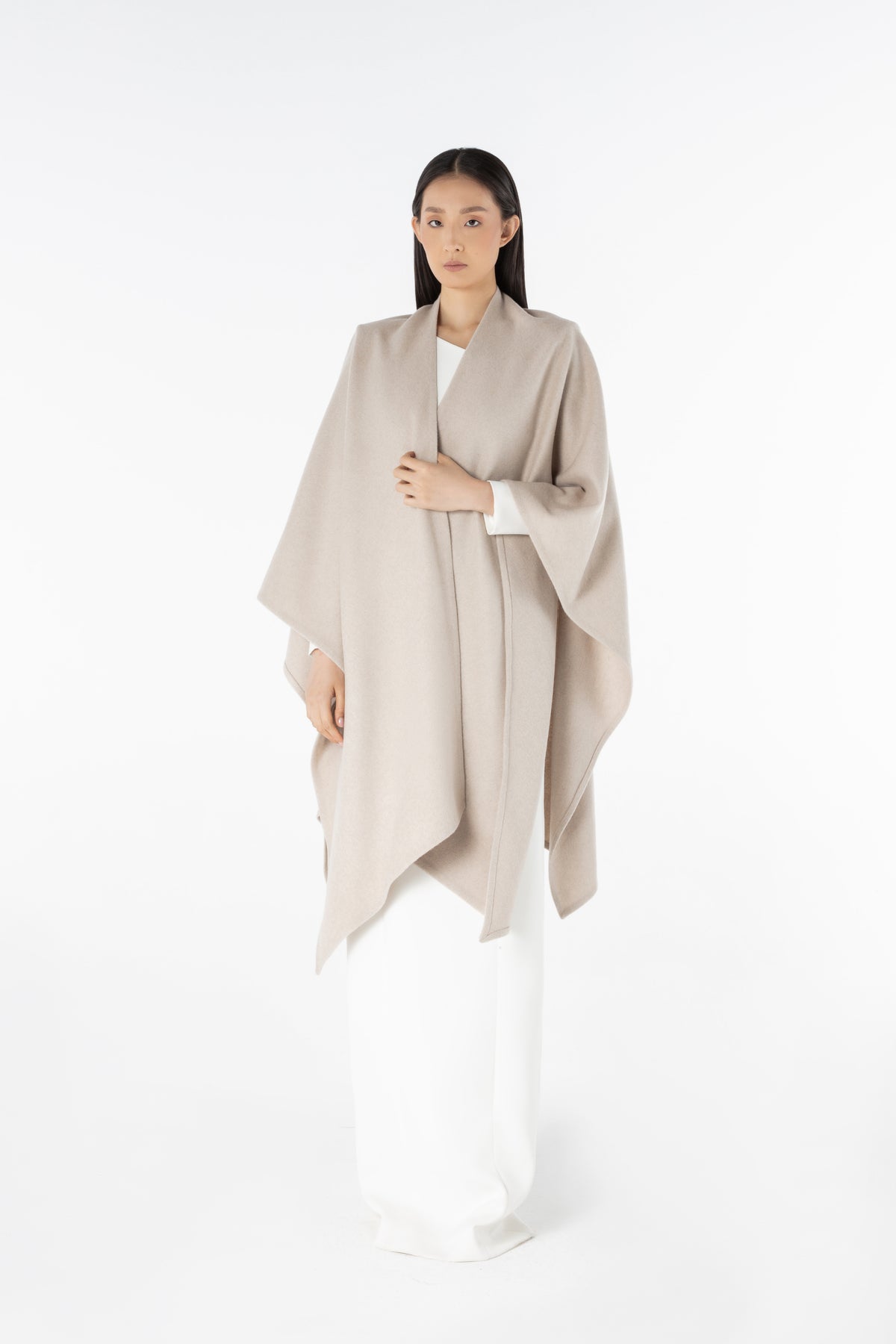 Oversized Cape in Cashmere