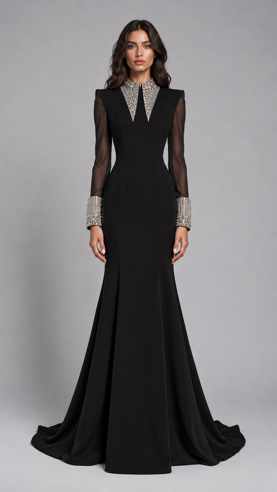 Sculpted Crystal Dress