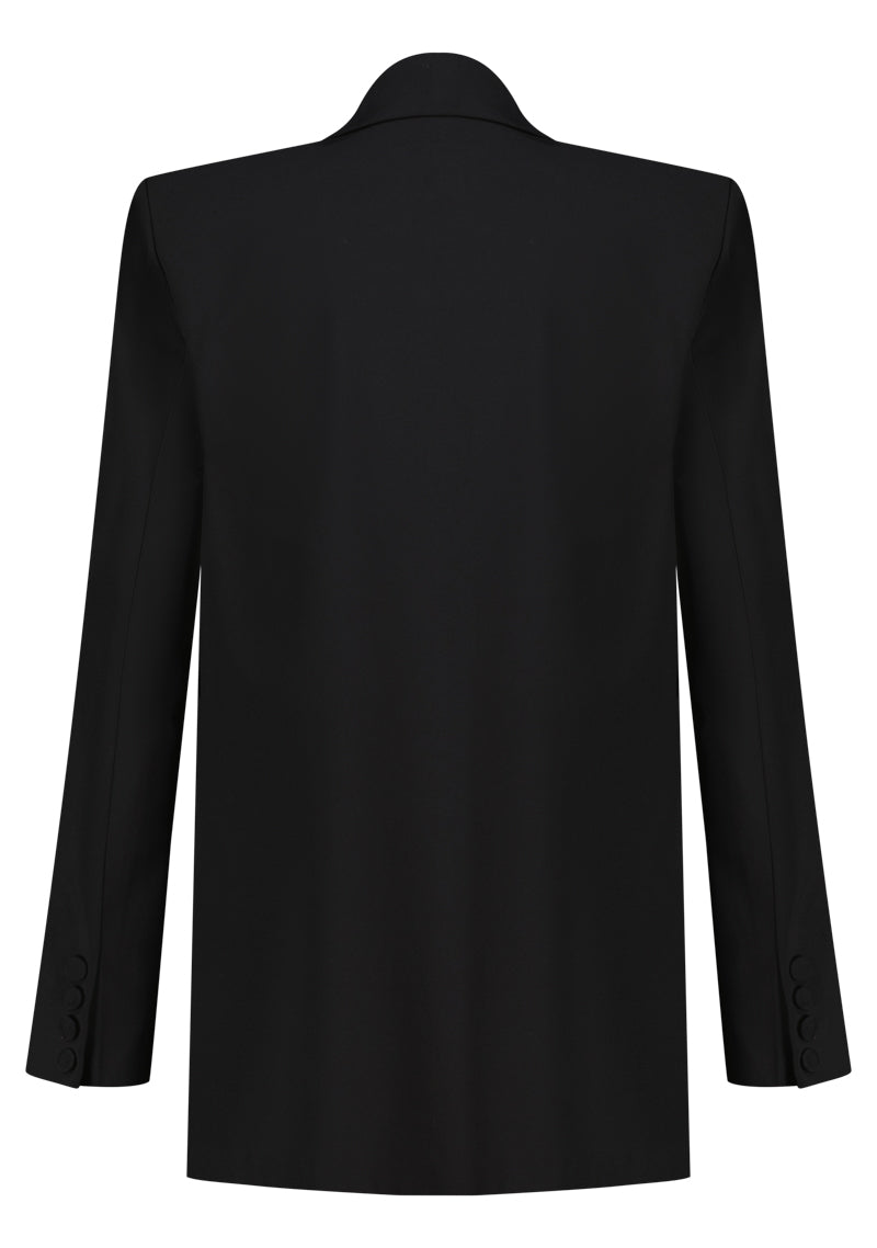 Oversized Blazer and Sequin Skirt Suit