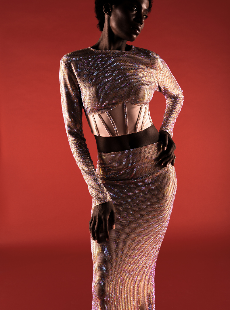 The Crystal Mermaid Skirt Co-Ord