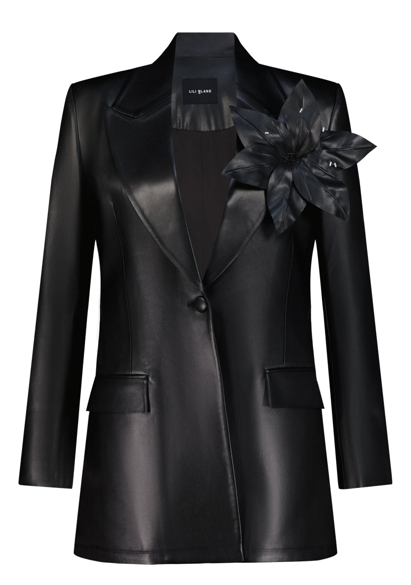 Vegan Leather Bodycon Jumpsuit  Co-Ord