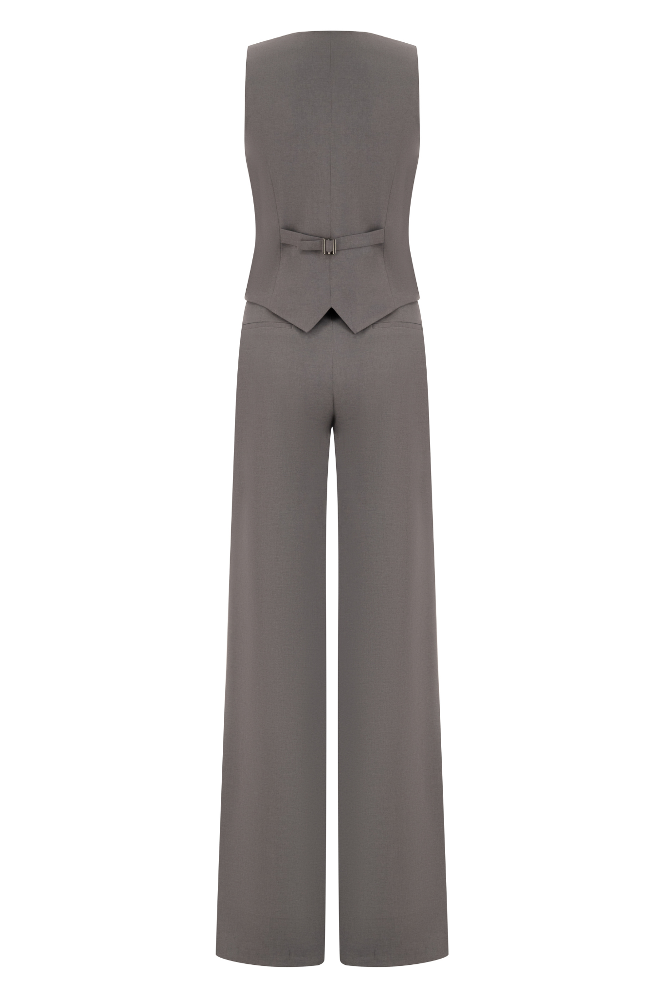 Refined Elegance Vest and Trouser Co-ord in Grey