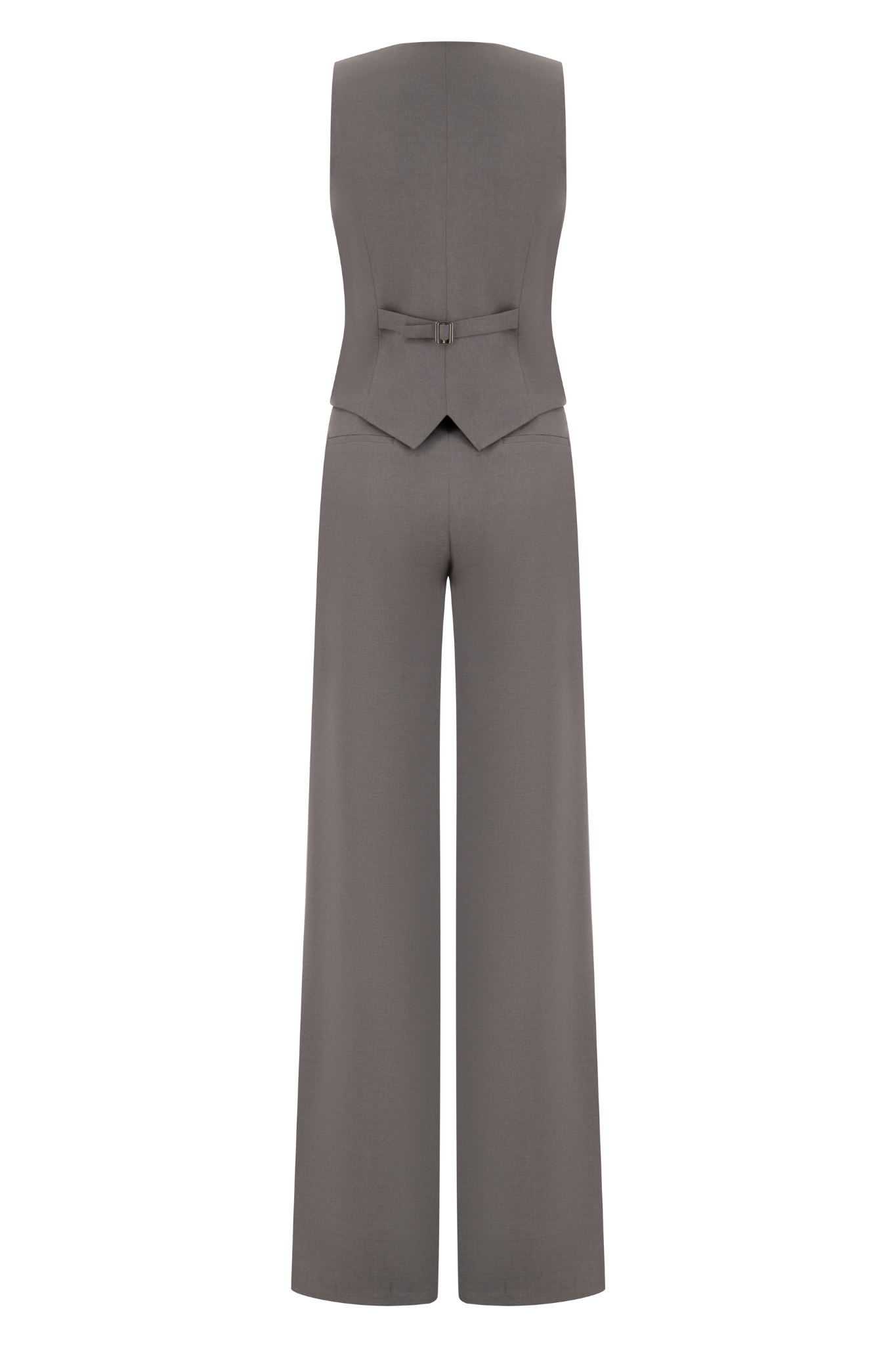 Refined Elegance Vest and Trouser Set Grey