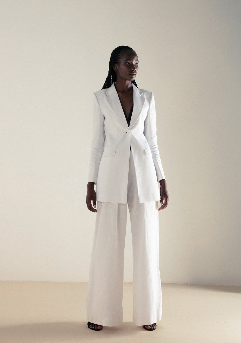 White Linen Suit