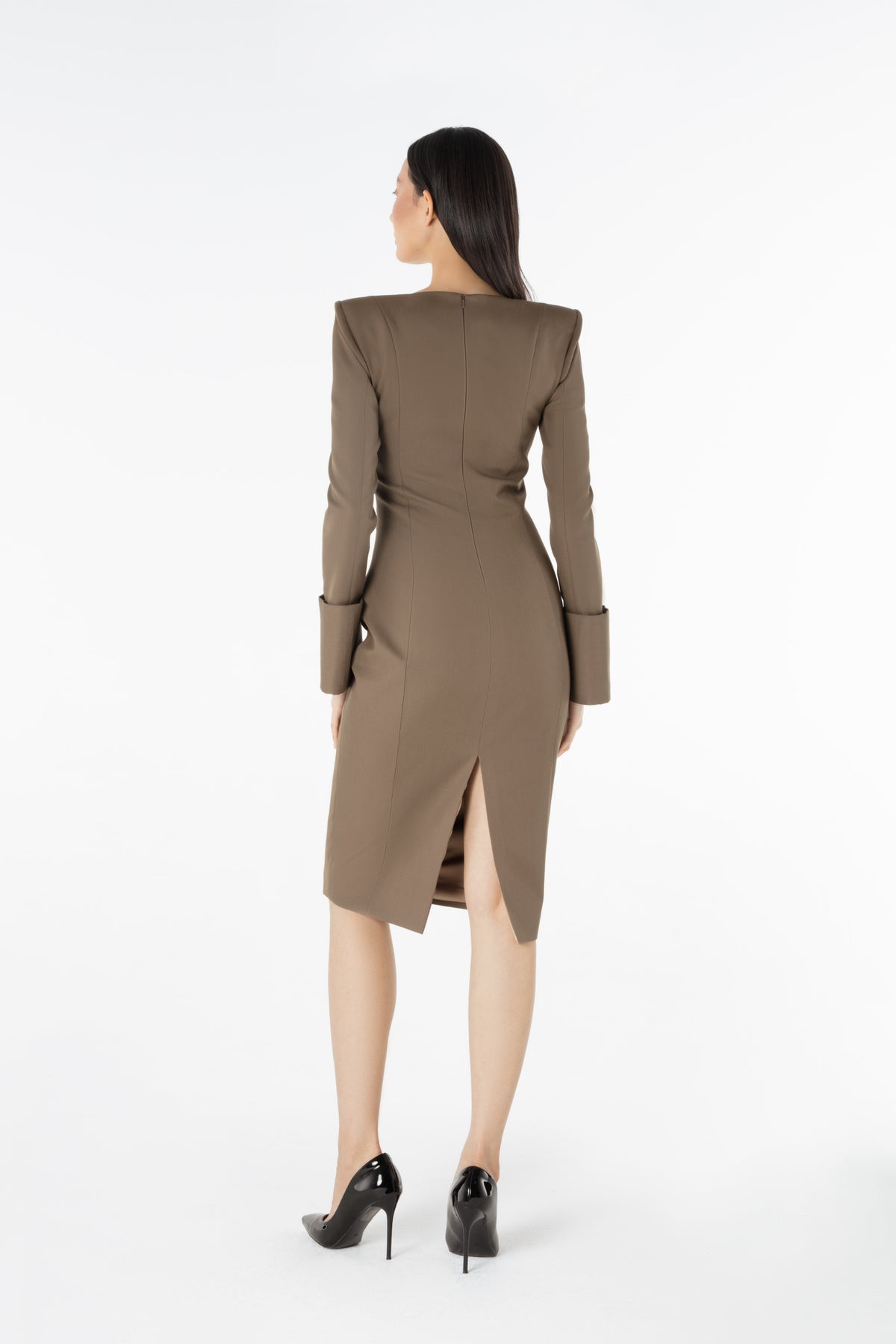 Fitted Midi Dress