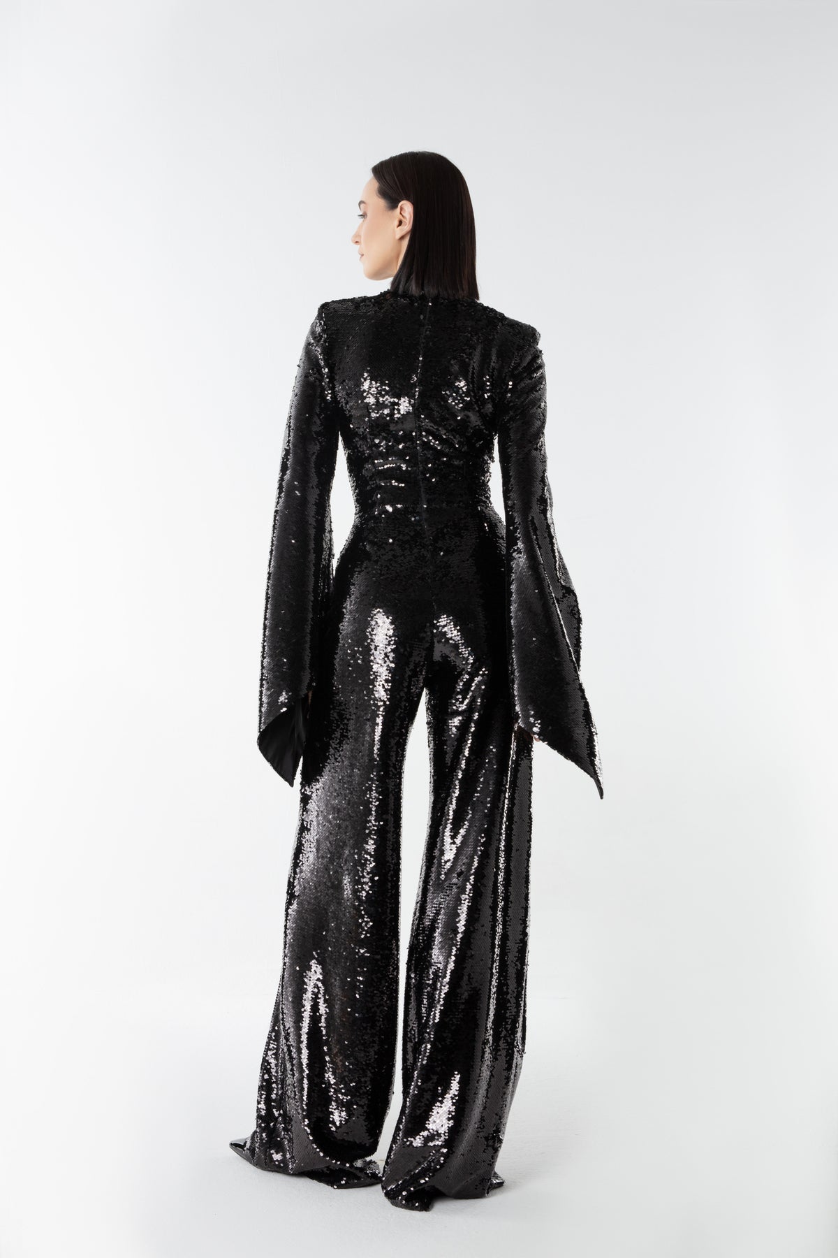 Sequin Wide-leg Jumpsuit
