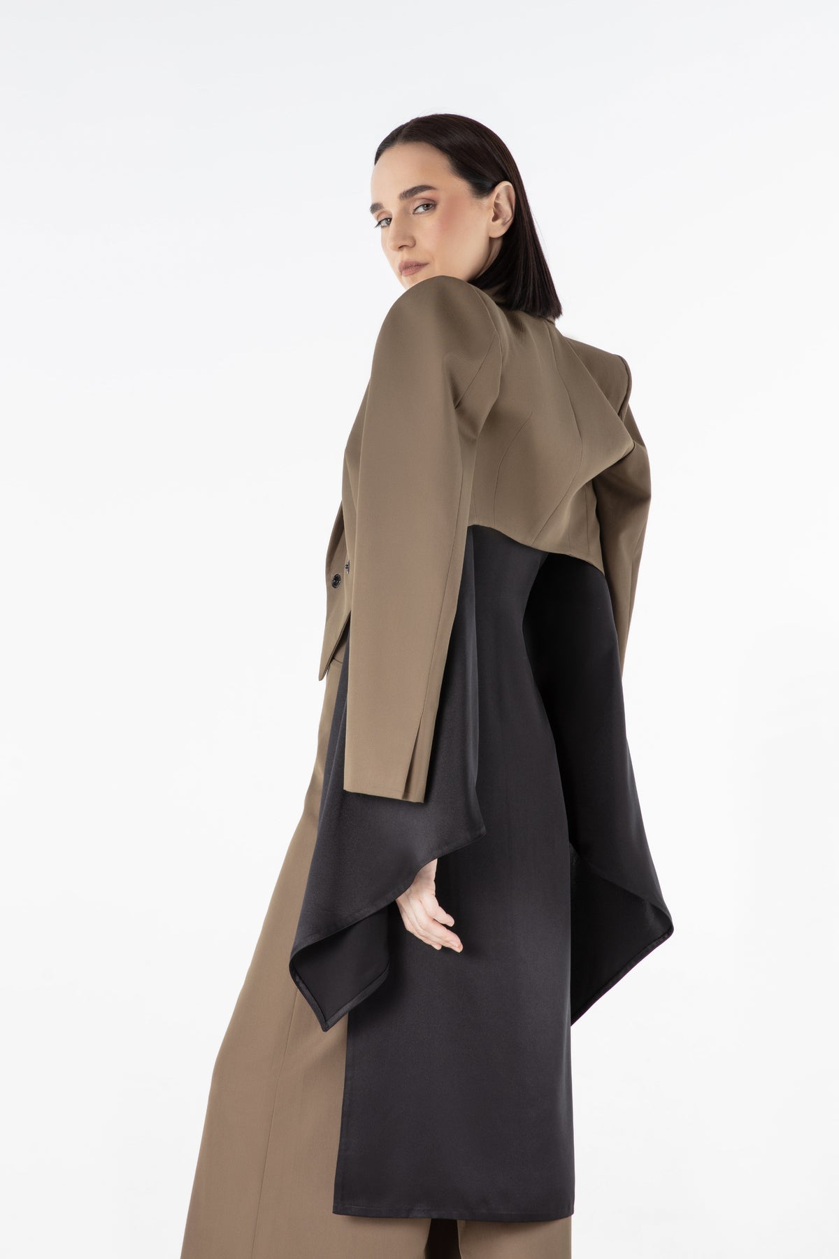 Cropped Structured Blazer
