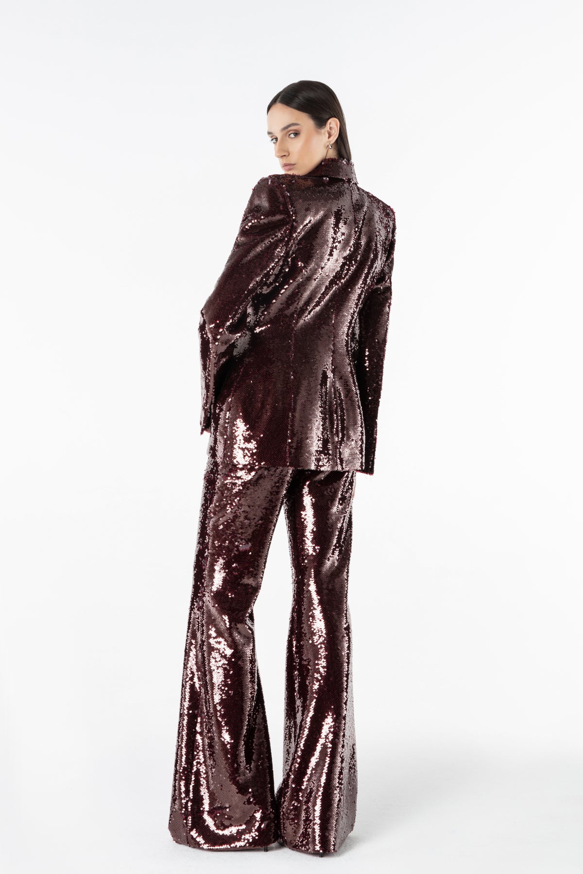 Sequin Blazer Set