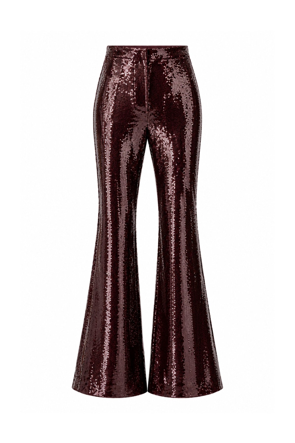 High-waisted Sequin Trouser