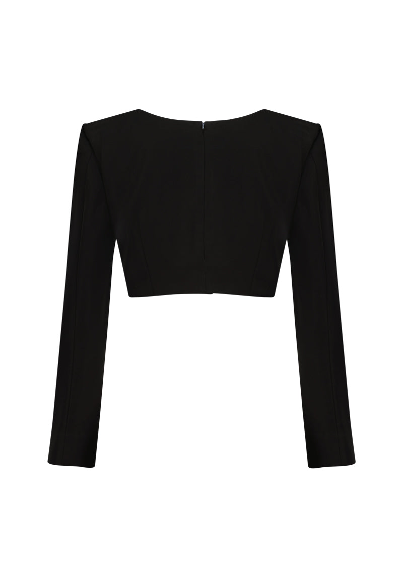 Mini Skirt with Crystal Buttons Co-ord