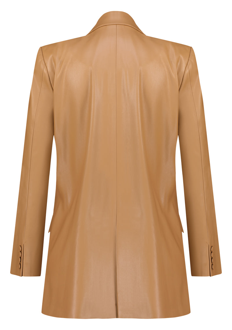 Vegan Leather Bodycon Jumpsuit  Co-Ord