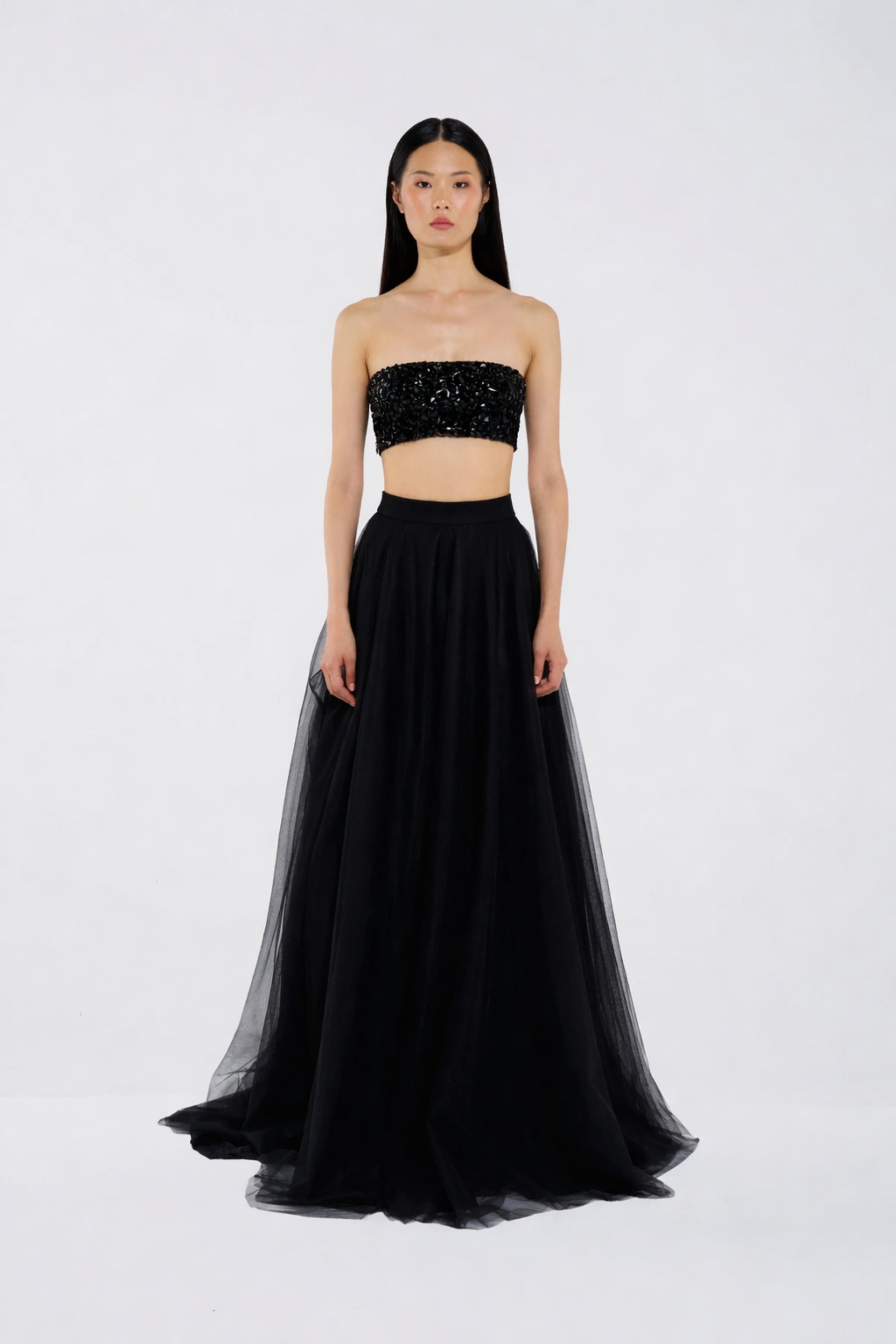 Crystal Embellished Bralette Top