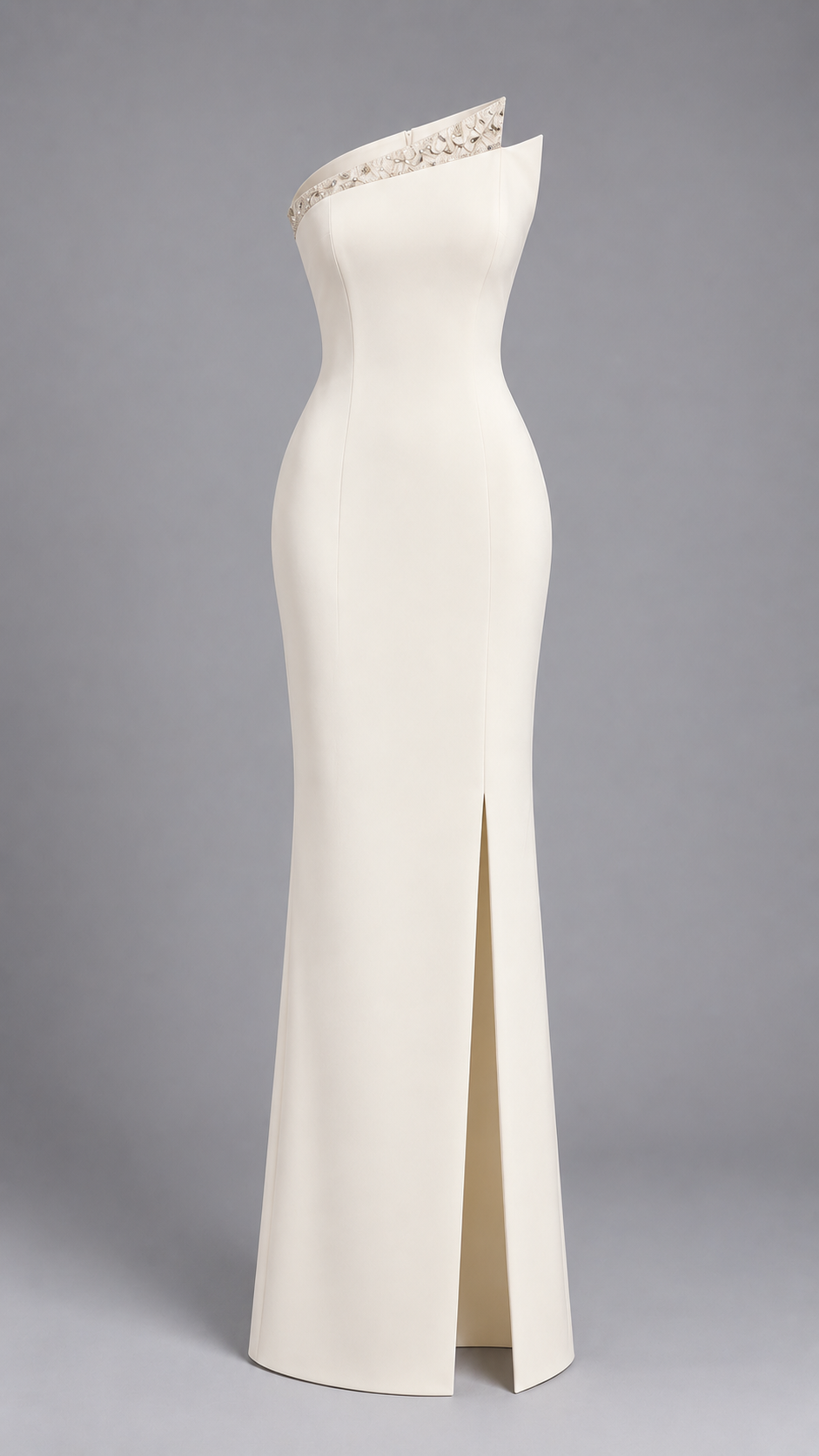 Crystal One-Shoulder Dress