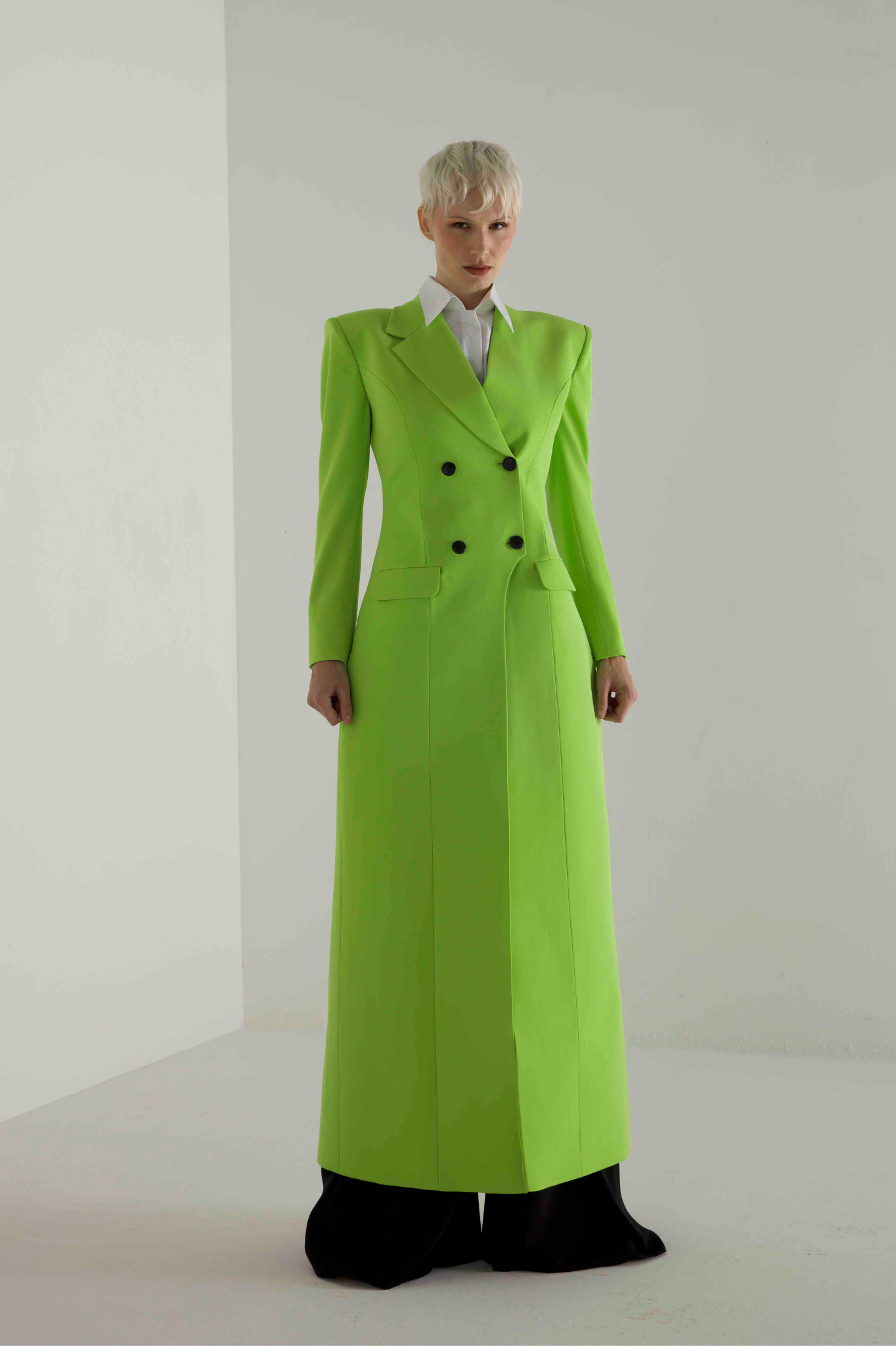 Double Breasted Long Coat