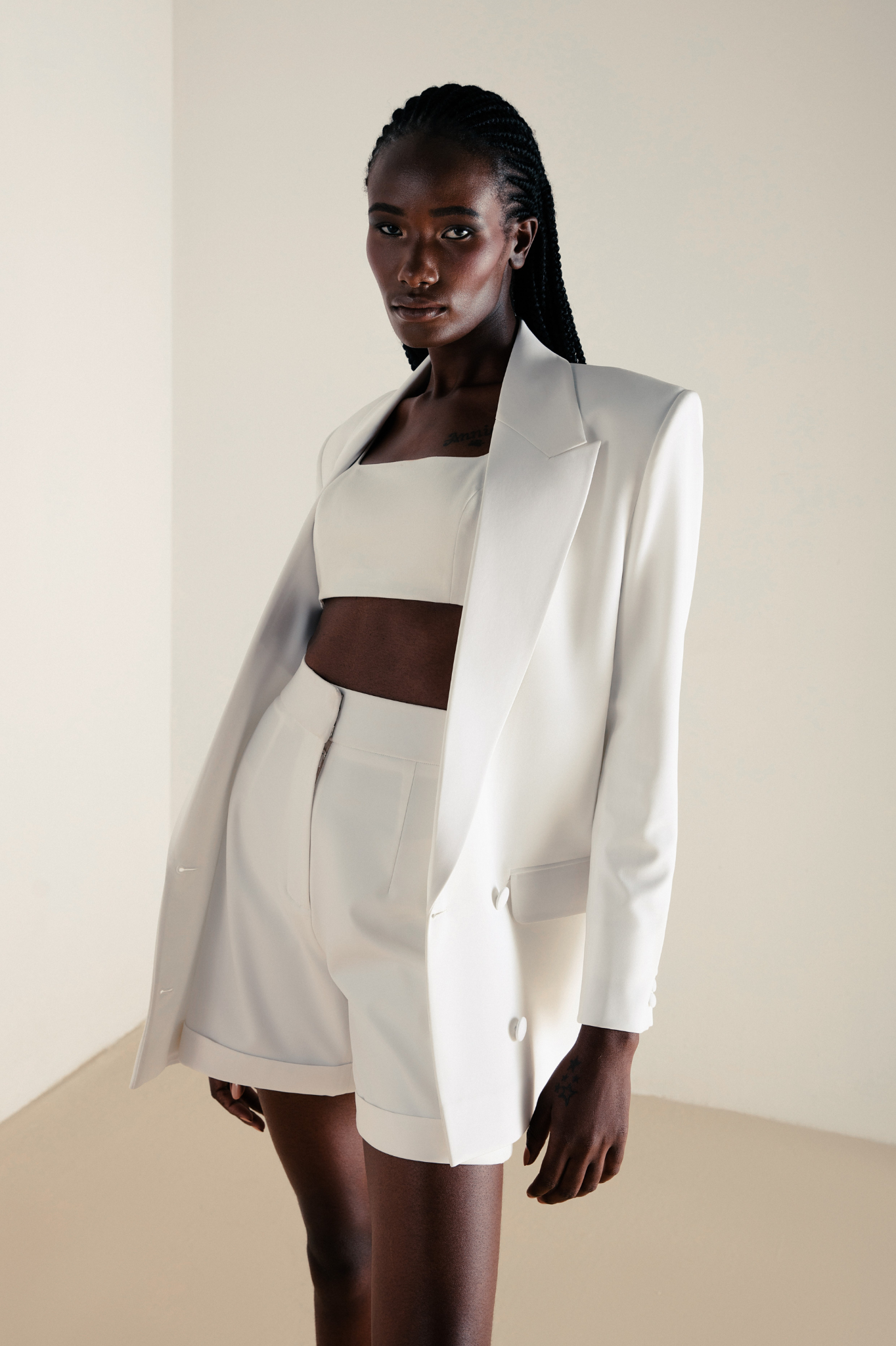 Three Piece Short Suit