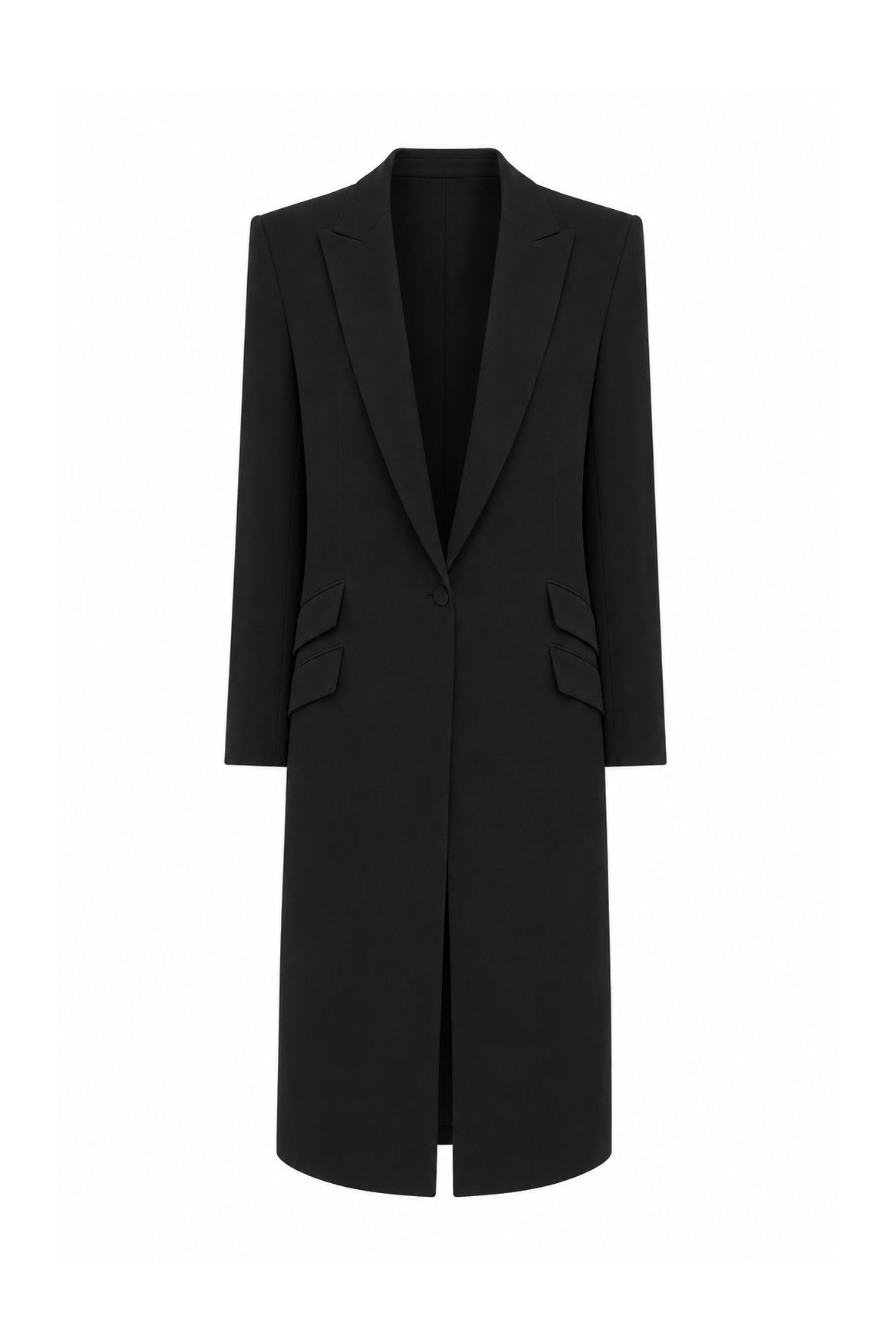Chic Sculpted Blazer Coat, Vest and Skirt Set
